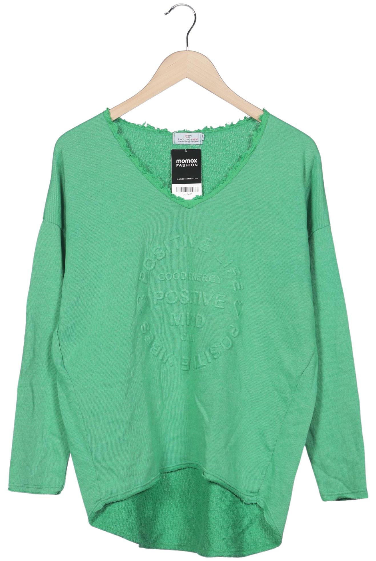 

Zwillingsherz Damen Pullover, grün, Gr. 36