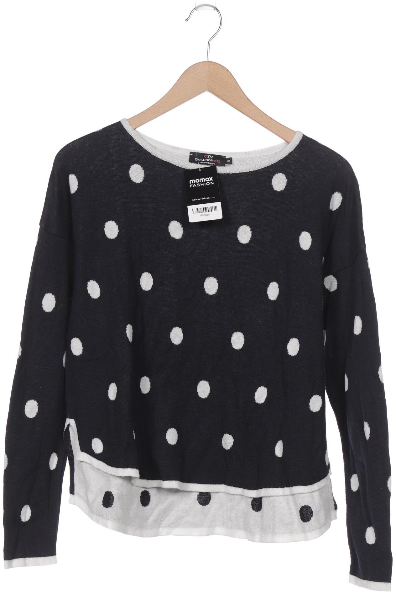 

Zwillingsherz Damen Pullover, marineblau