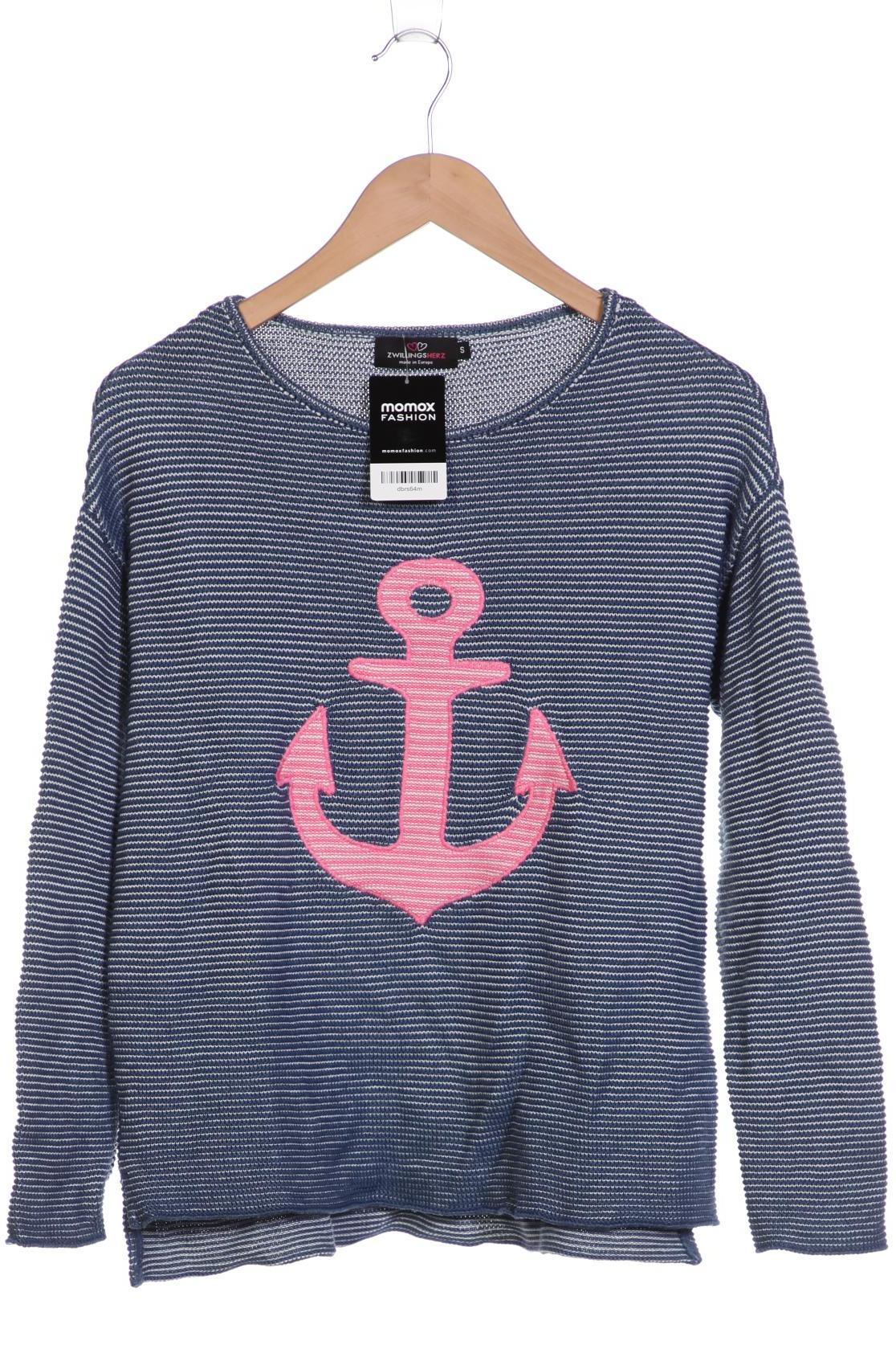 

Zwillingsherz Damen Pullover, blau