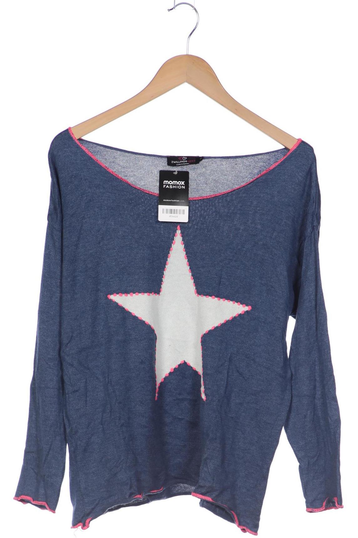 

Zwillingsherz Damen Pullover, blau, Gr. 38
