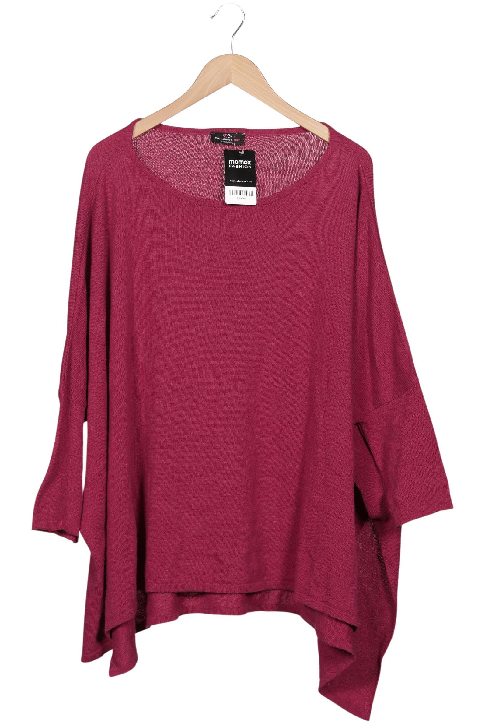 

Zwillingsherz Damen Pullover, bordeaux, Gr. uni