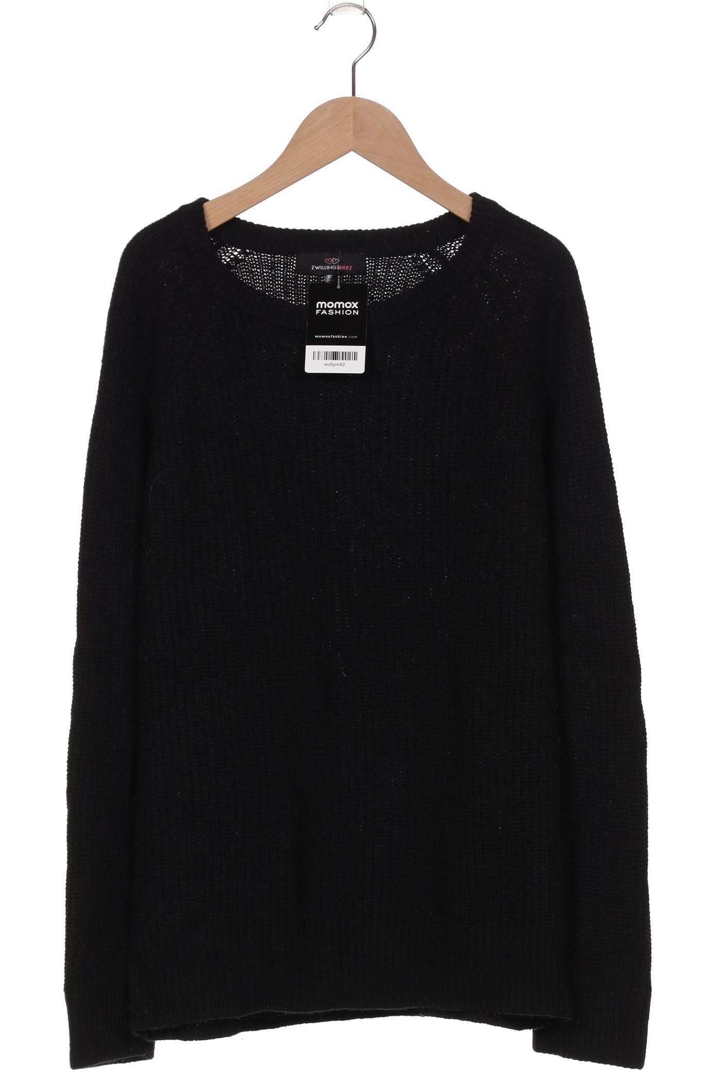 

Zwillingsherz Damen Pullover, schwarz, Gr. 42