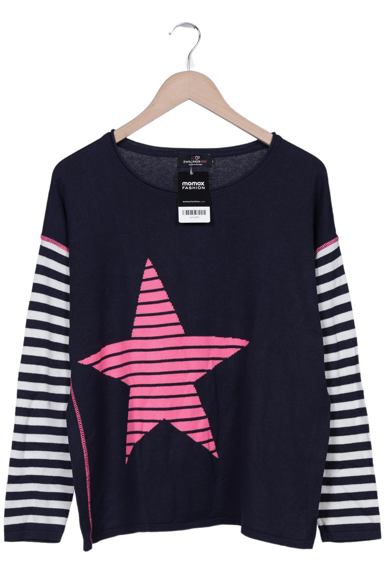 

Zwillingsherz Damen Pullover, marineblau, Gr. 42