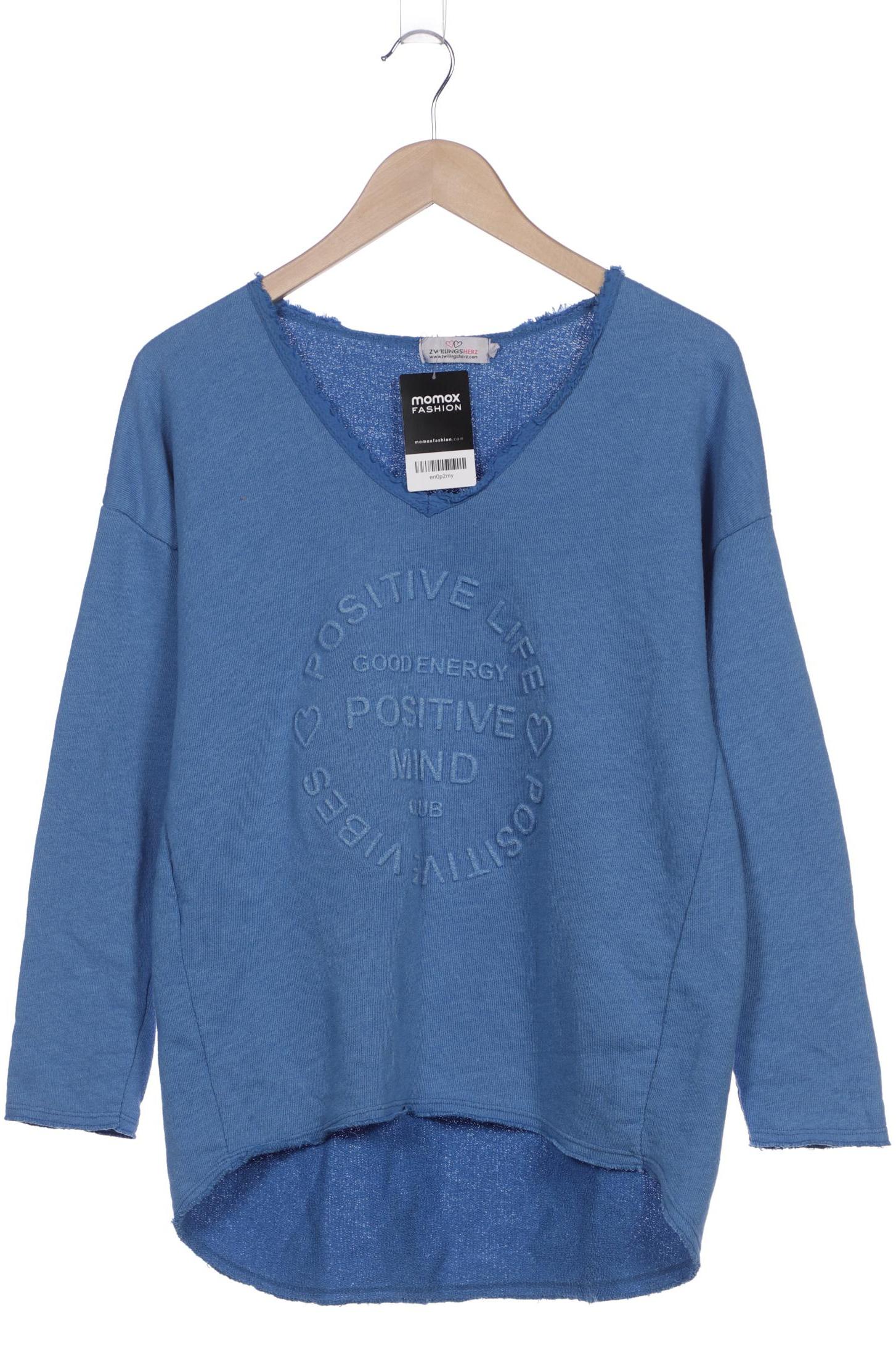 

Zwillingsherz Damen Pullover, blau, Gr. 36