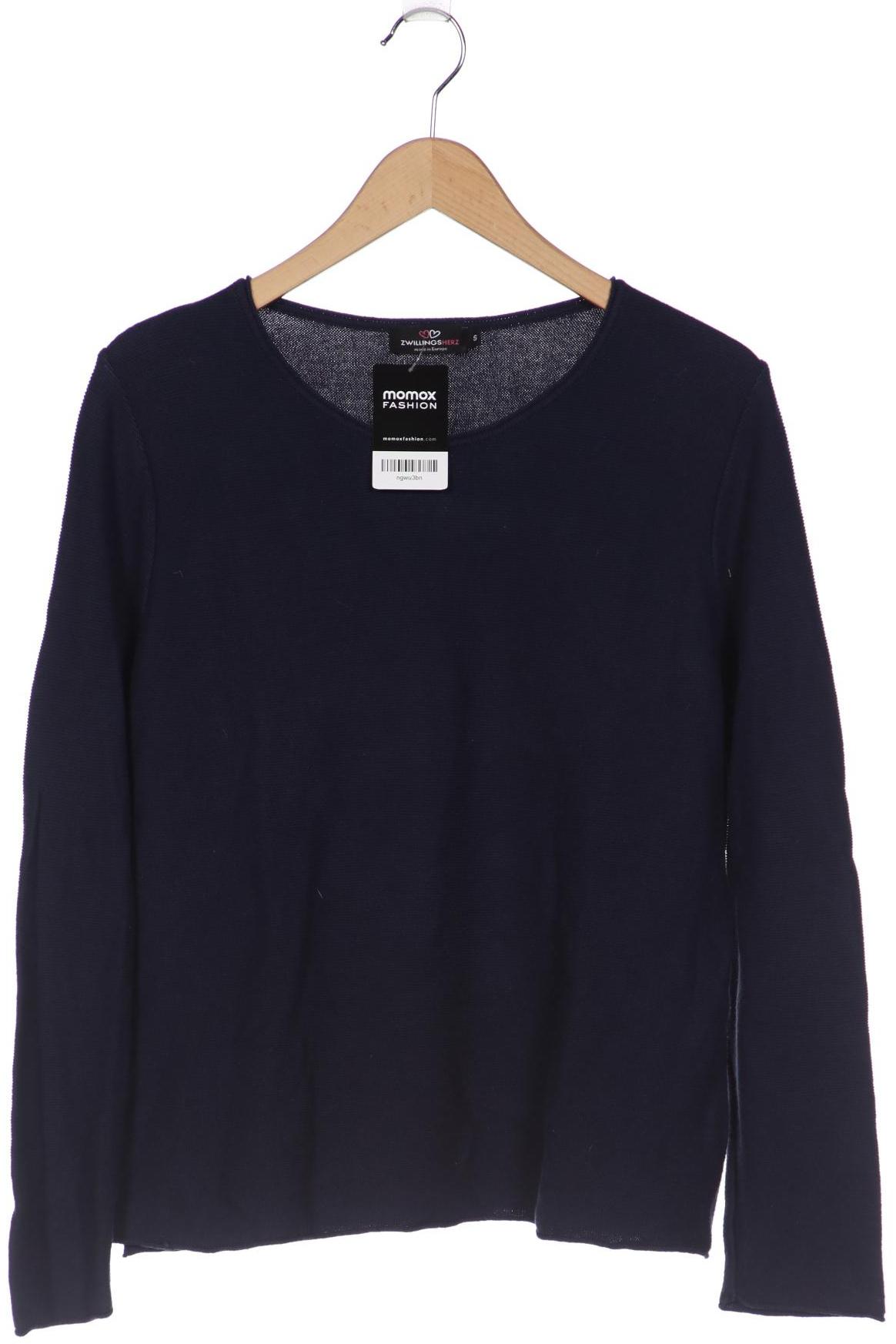 

Zwillingsherz Damen Pullover, marineblau