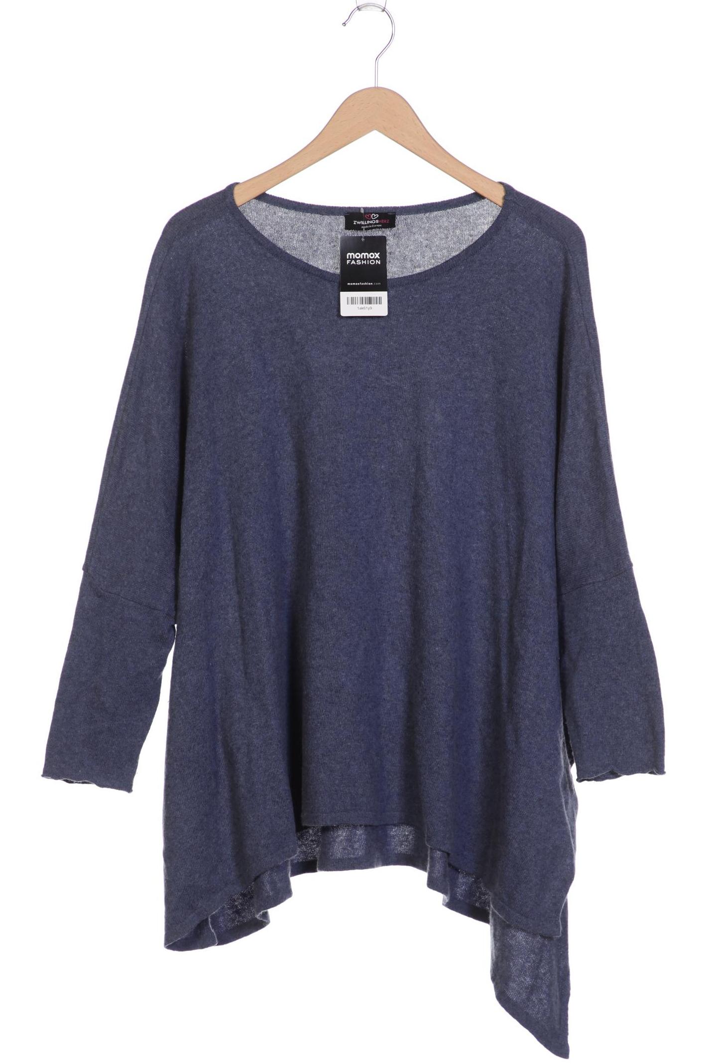 

Zwillingsherz Damen Pullover, blau