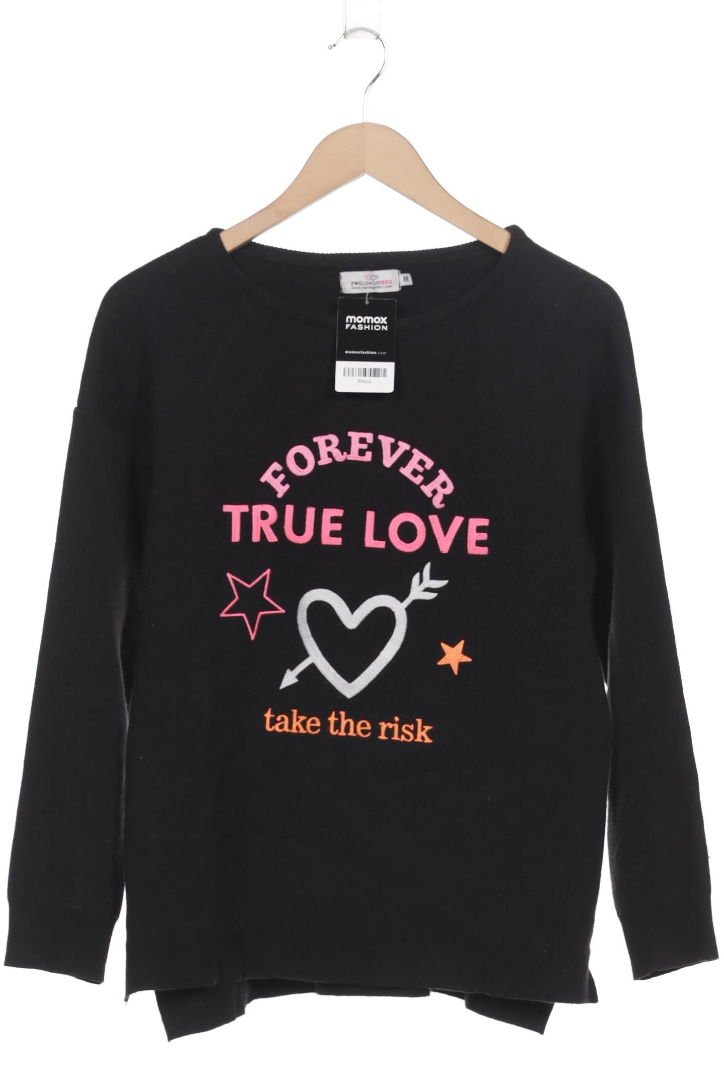 

Zwillingsherz Damen Pullover, schwarz, Gr. 38