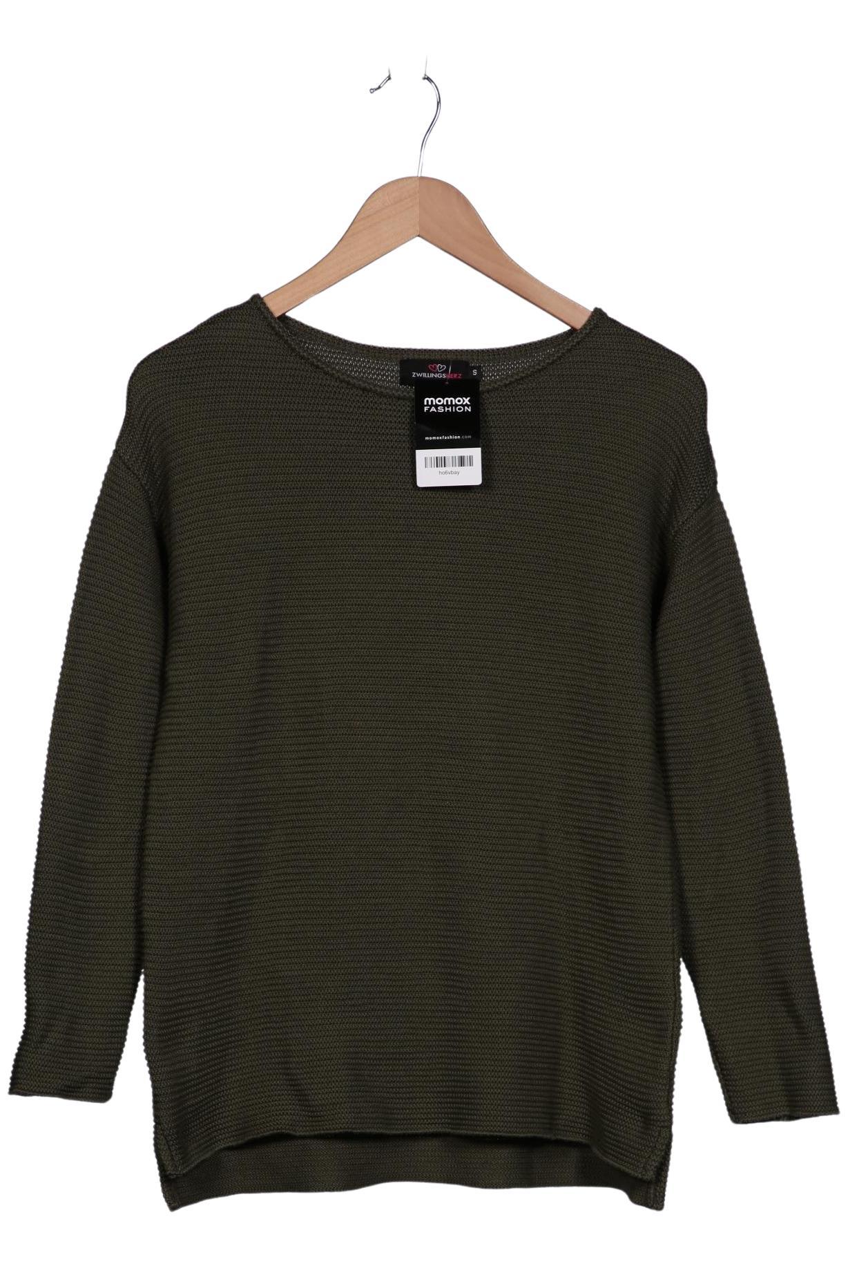 

Zwillingsherz Damen Pullover, grün, Gr. 36