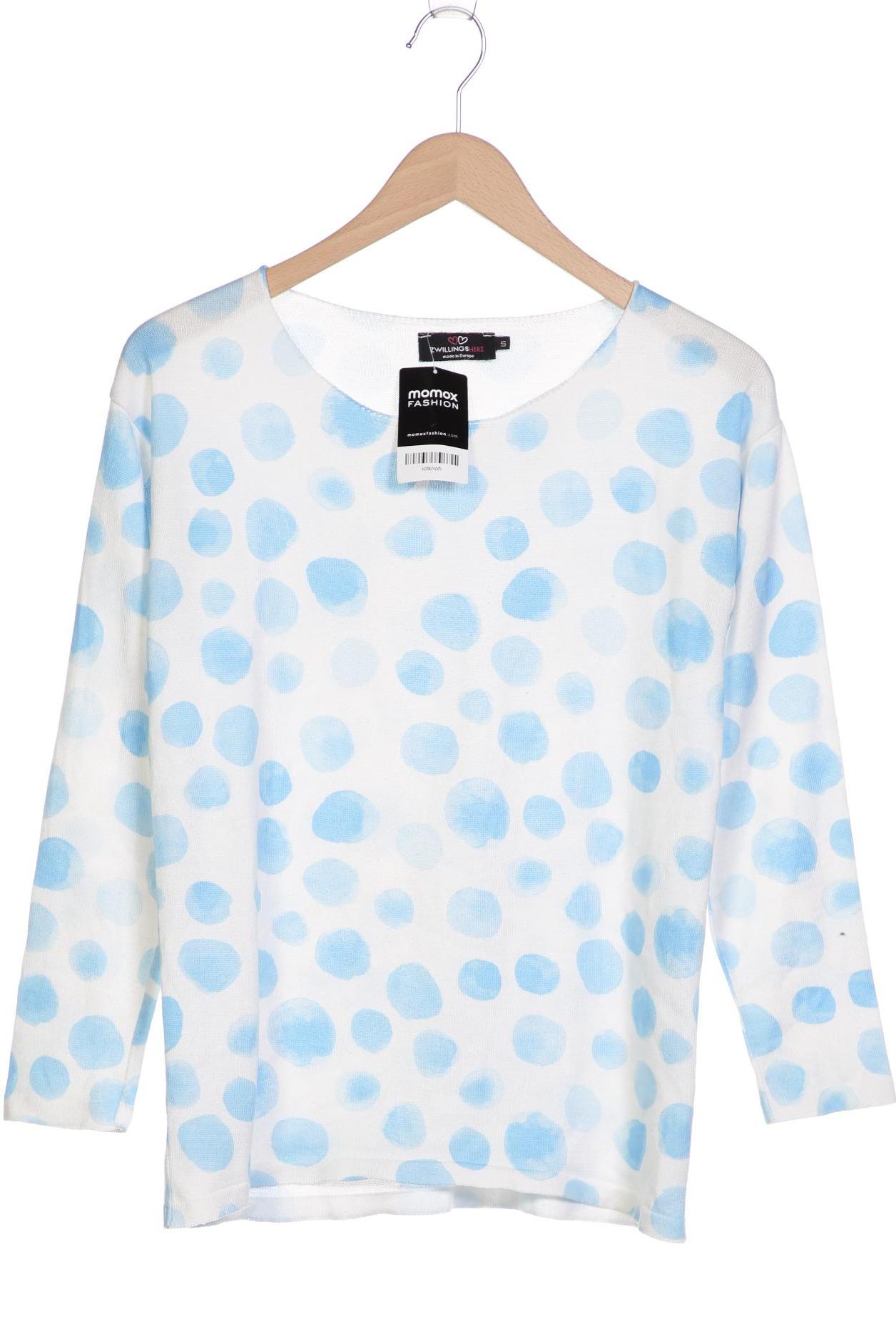 

Zwillingsherz Damen Pullover, weiß