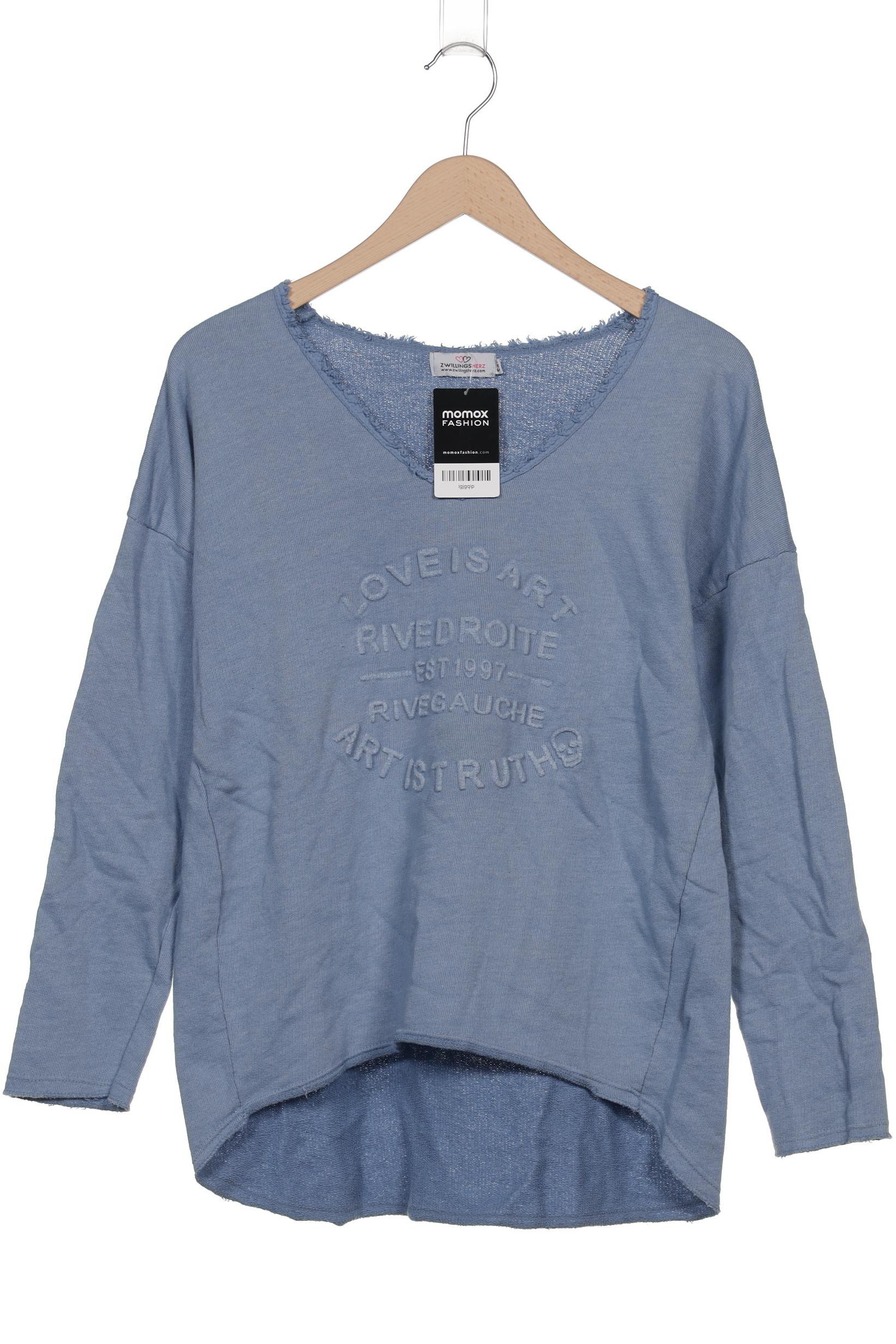 

Zwillingsherz Damen Pullover, blau, Gr. 36