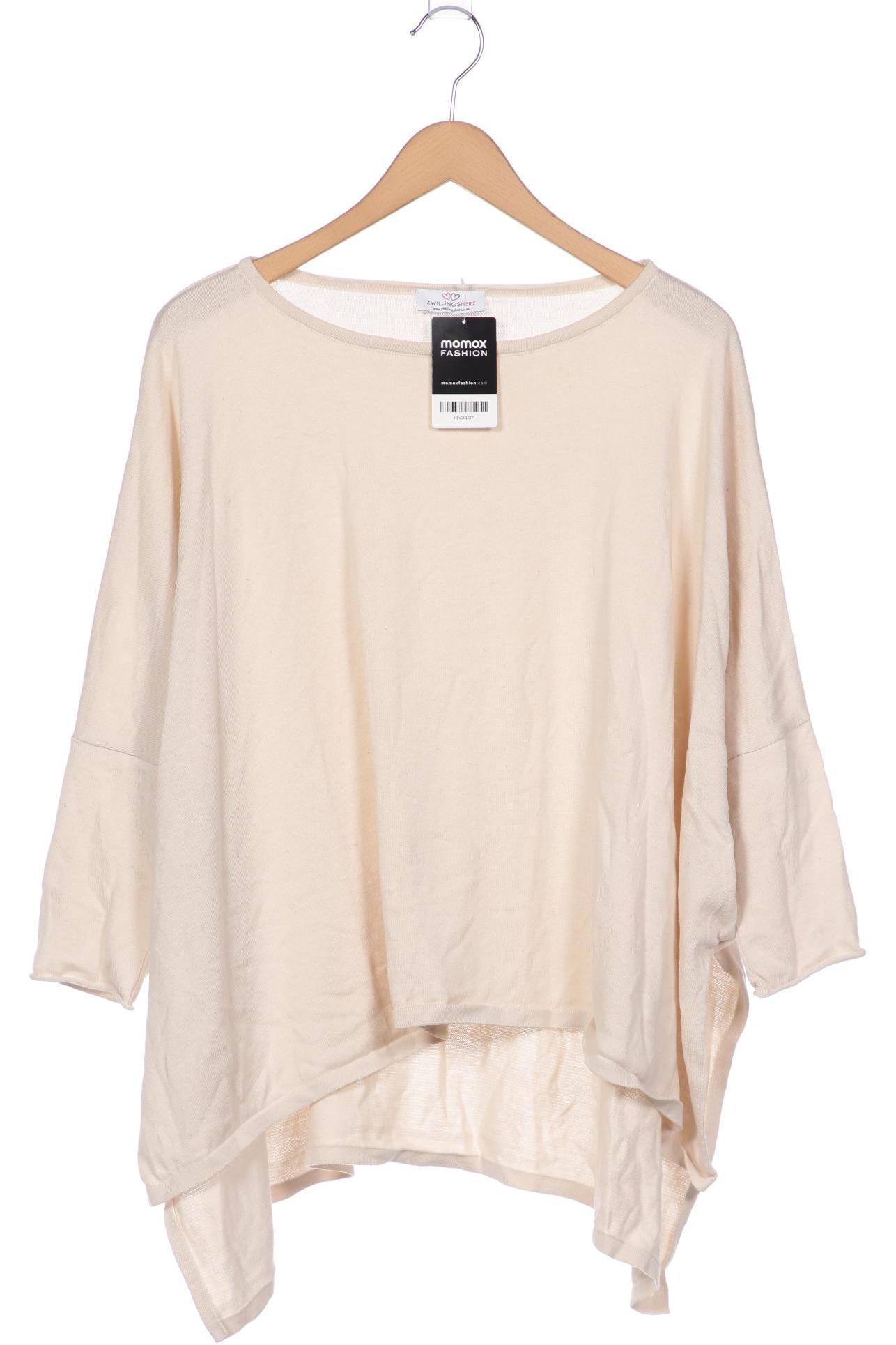 

Zwillingsherz Damen Pullover, cremeweiß, Gr. uni