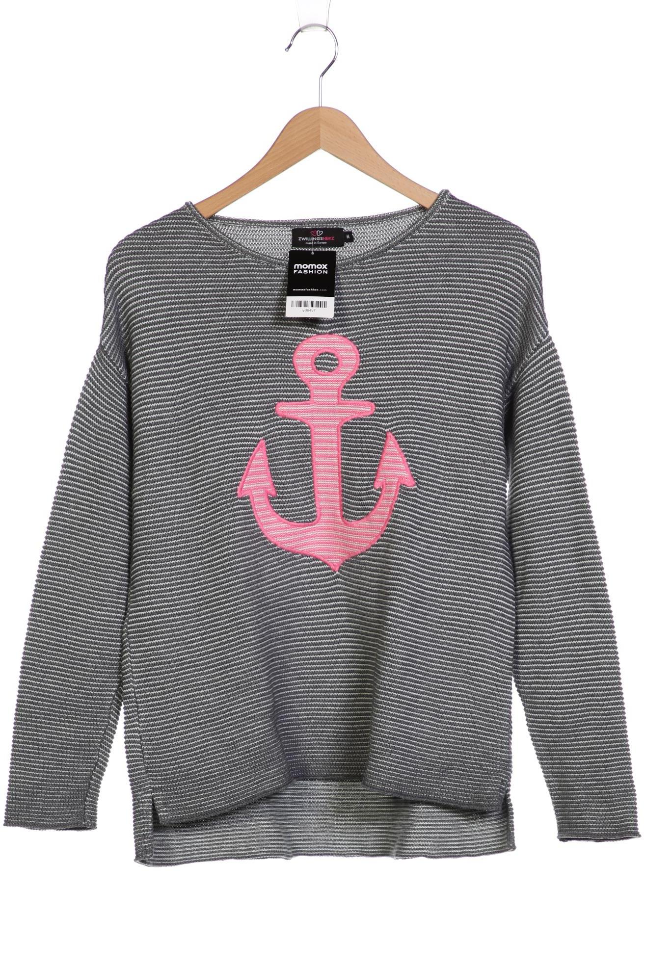 

Zwillingsherz Damen Pullover, grau, Gr. 38