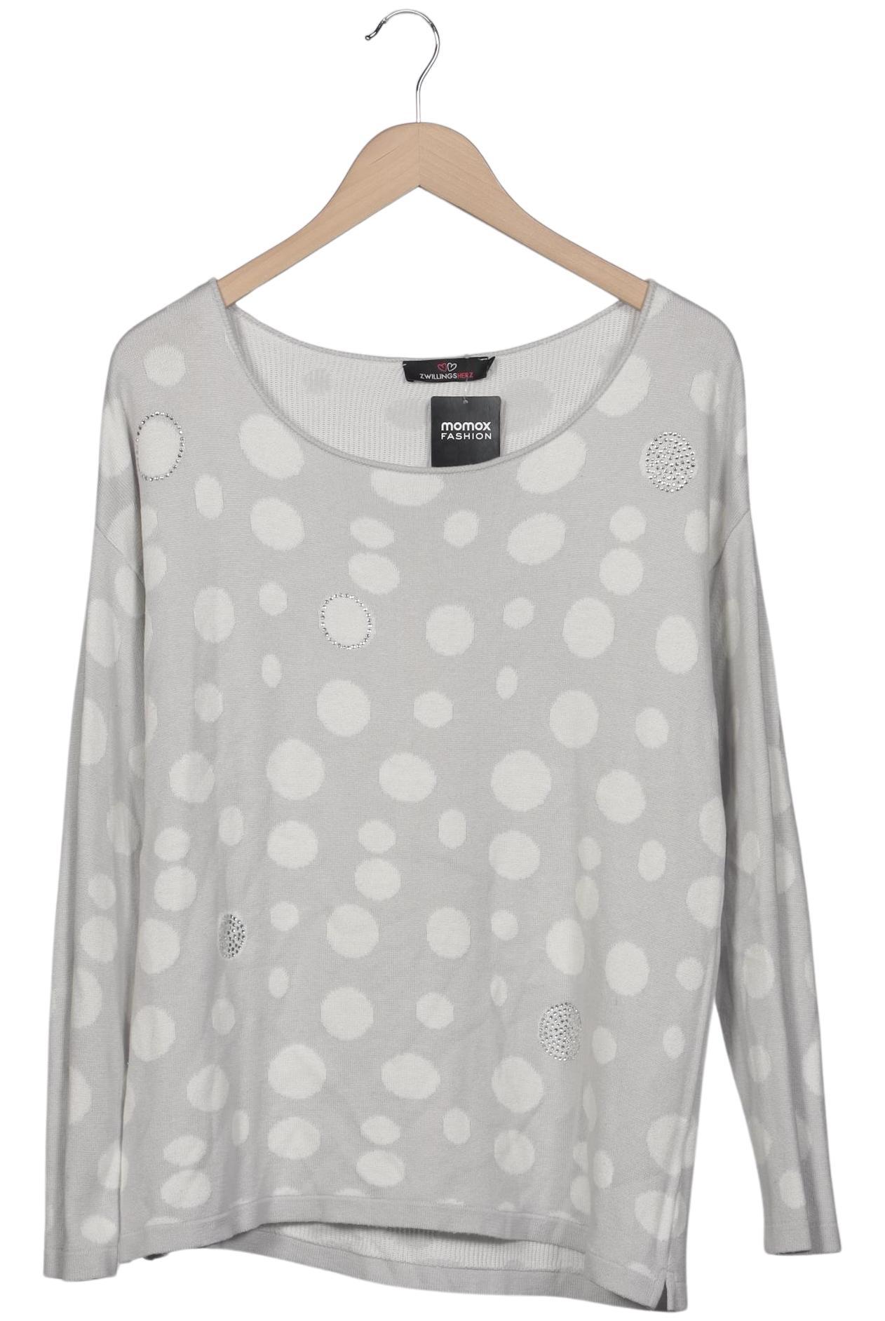 

Zwillingsherz Damen Pullover, grau, Gr. 42