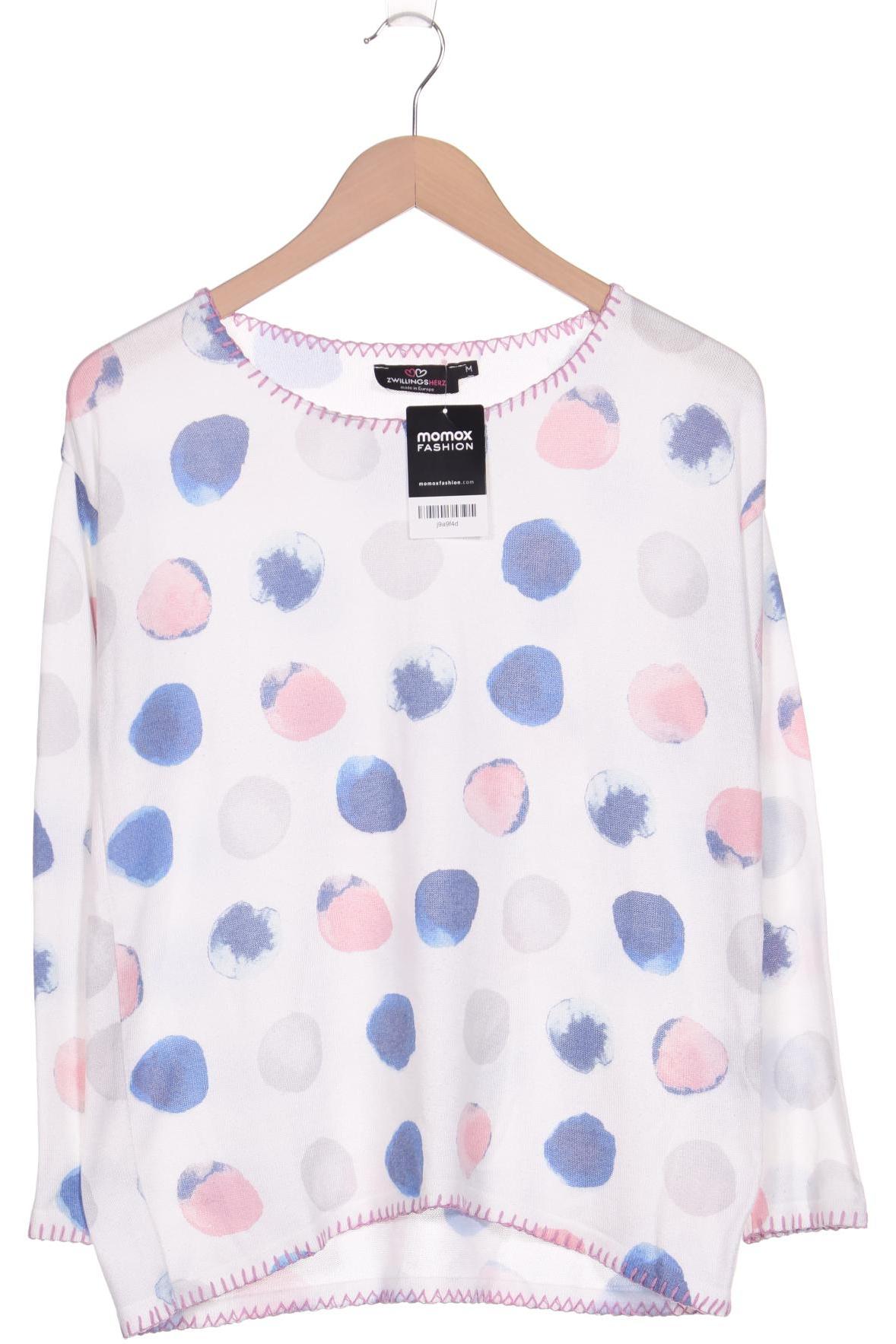 

Zwillingsherz Damen Pullover, weiß