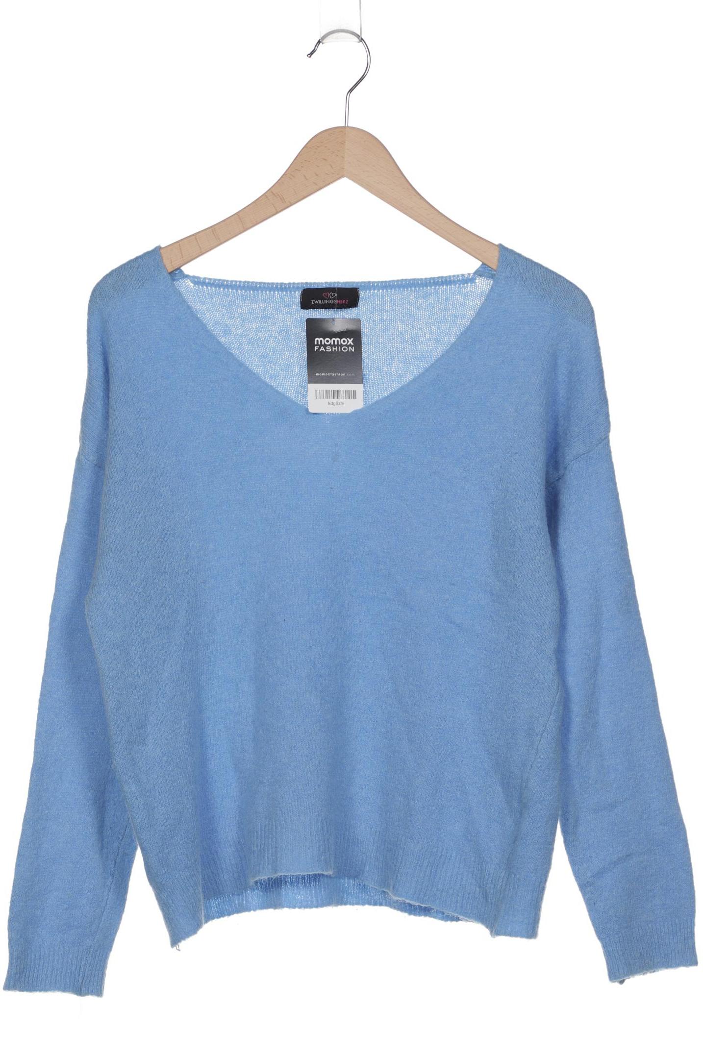 

Zwillingsherz Damen Pullover, blau, Gr. 42