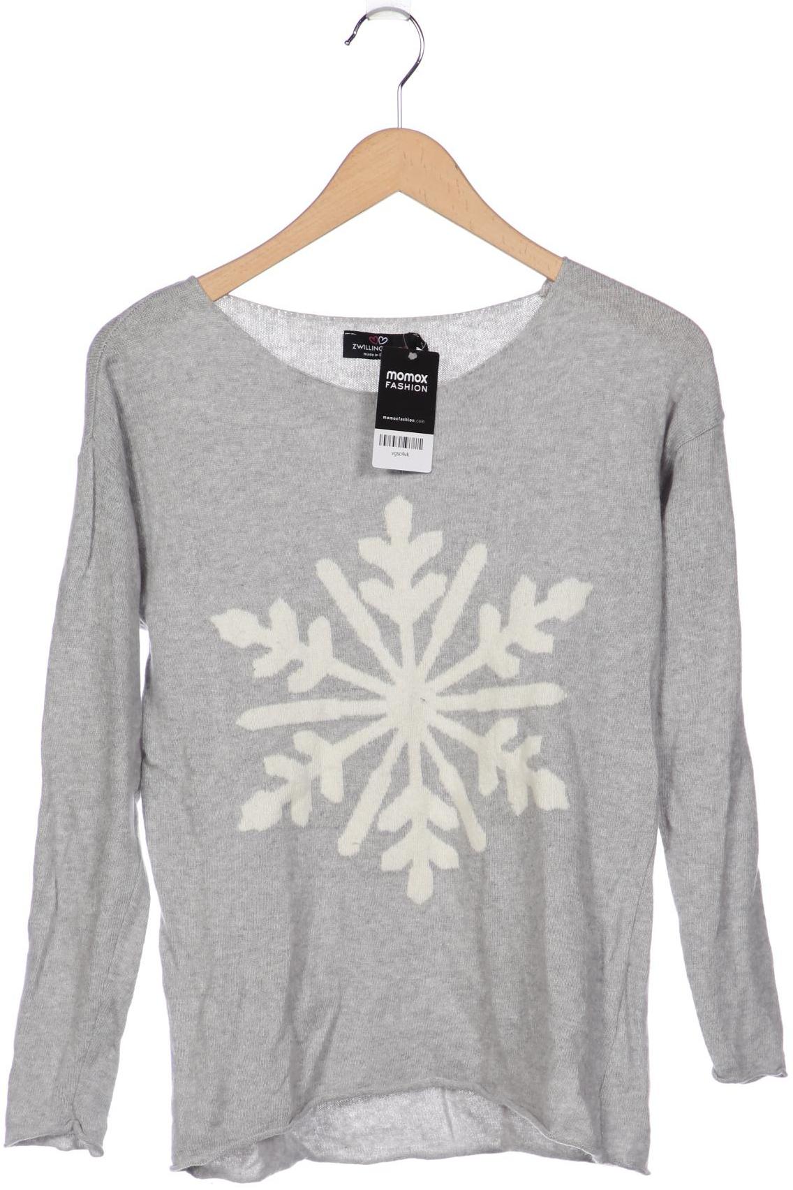 

Zwillingsherz Damen Pullover, grau, Gr. 36