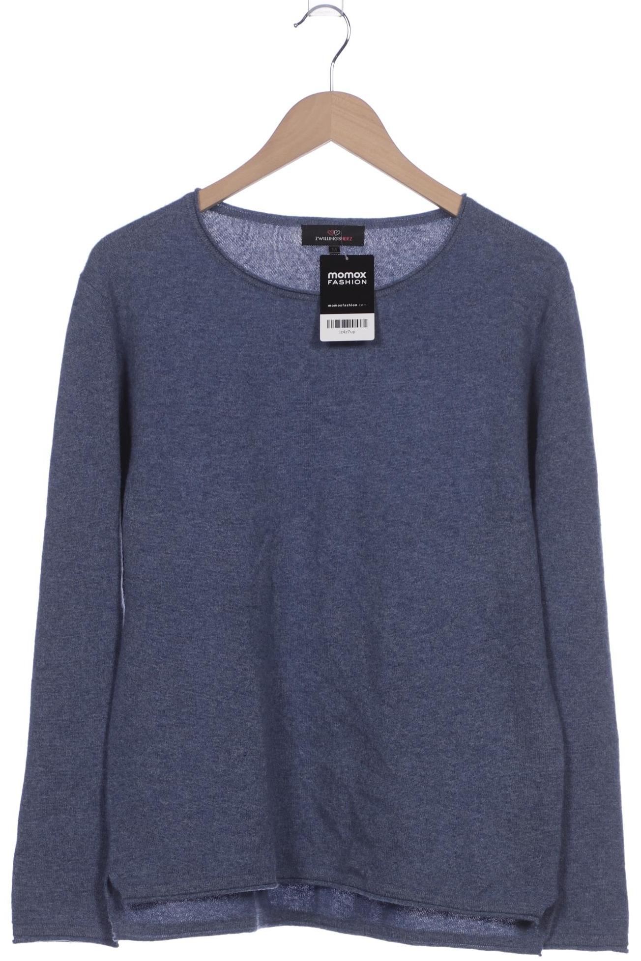 

Zwillingsherz Damen Pullover, blau, Gr. 38