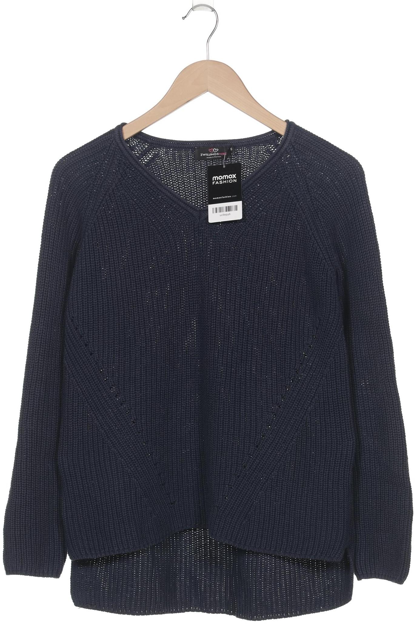 

Zwillingsherz Damen Pullover, marineblau, Gr. 36