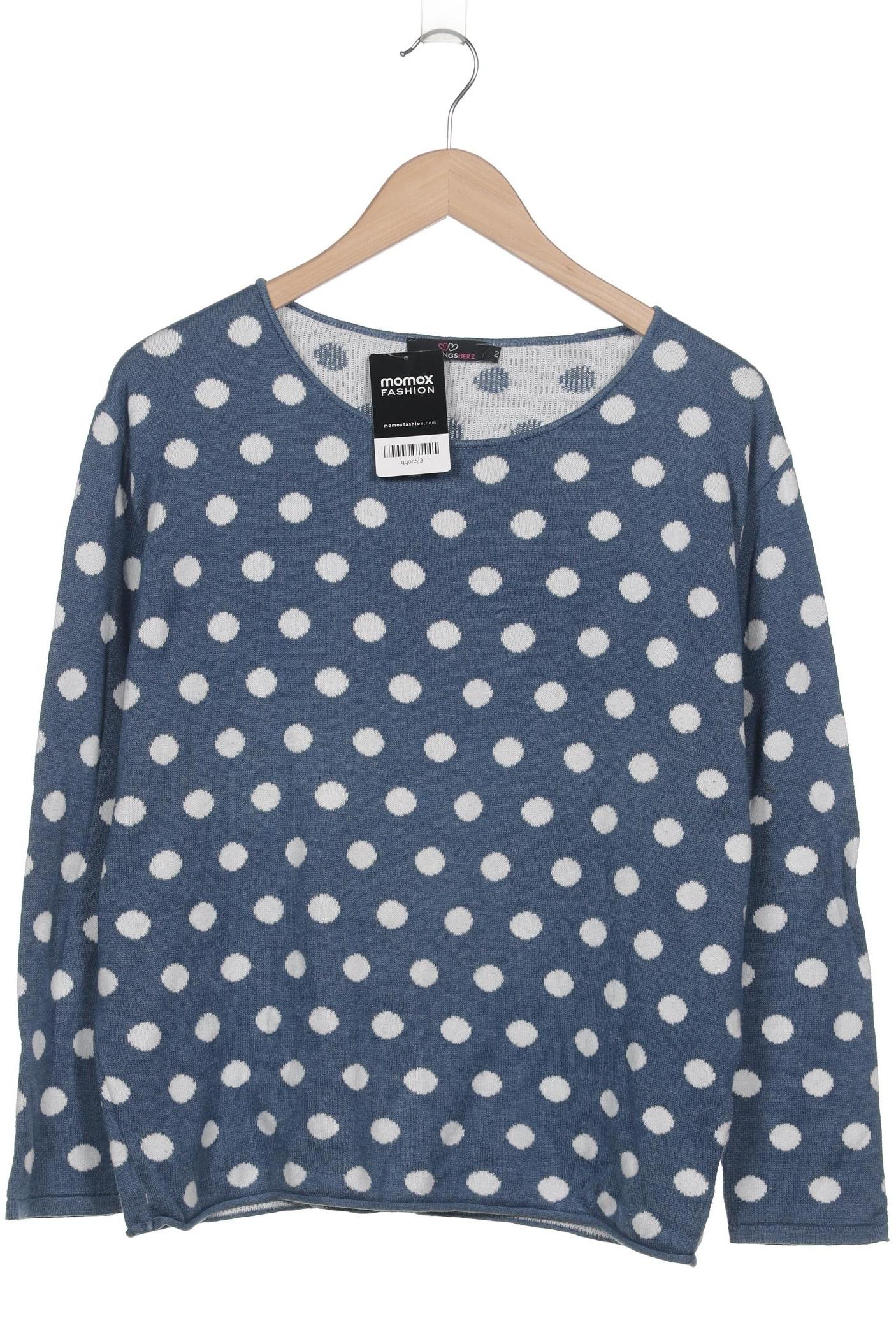 

Zwillingsherz Damen Pullover, blau, Gr. 44