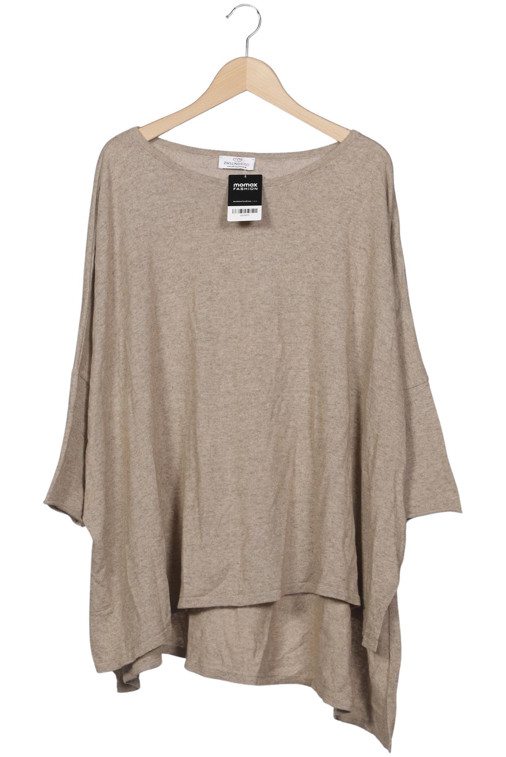 

Zwillingsherz Damen Pullover, beige, Gr. 48