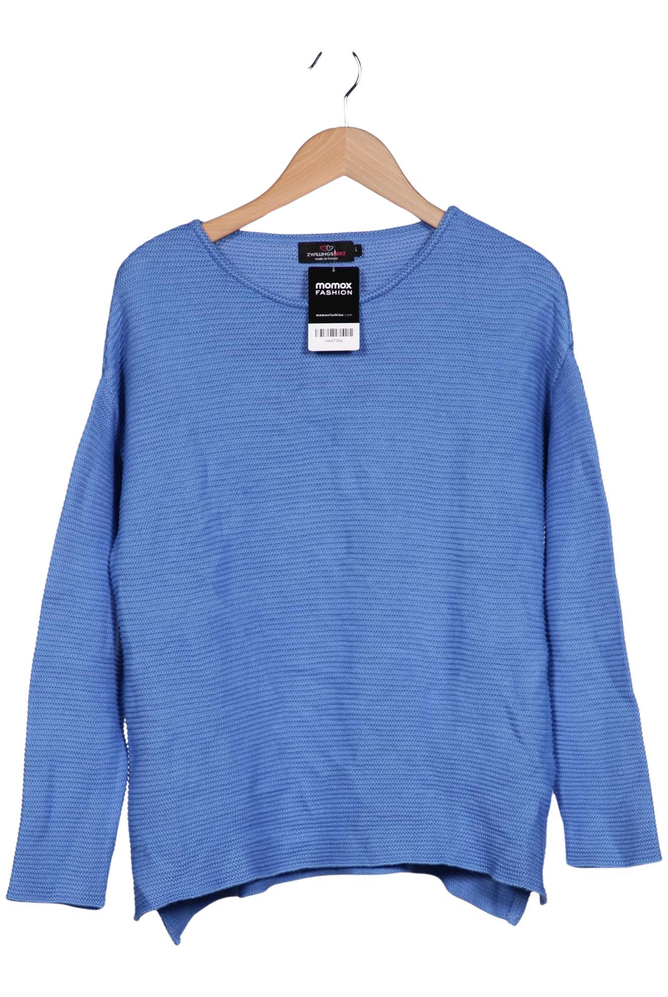 

Zwillingsherz Damen Pullover, blau, Gr. 42