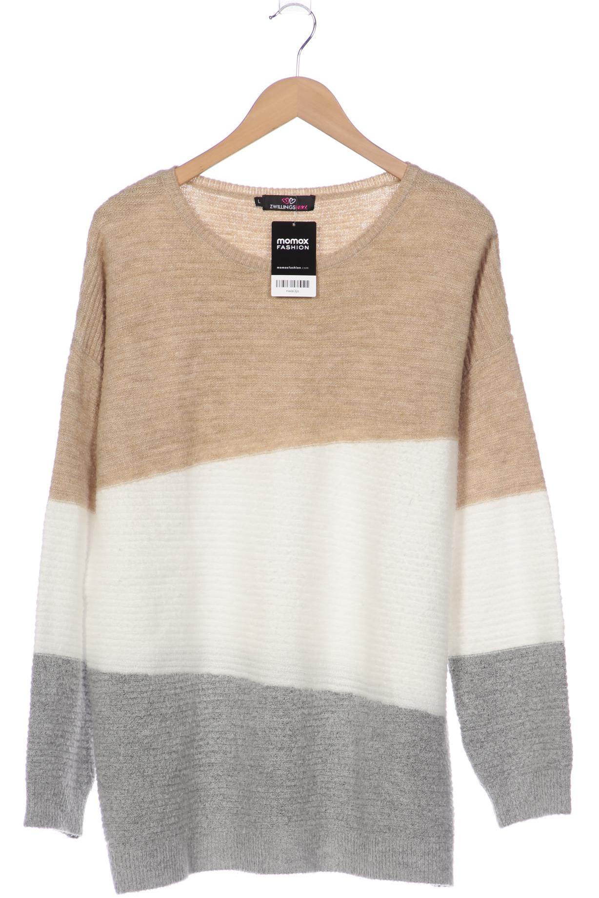 

Zwillingsherz Damen Pullover, beige