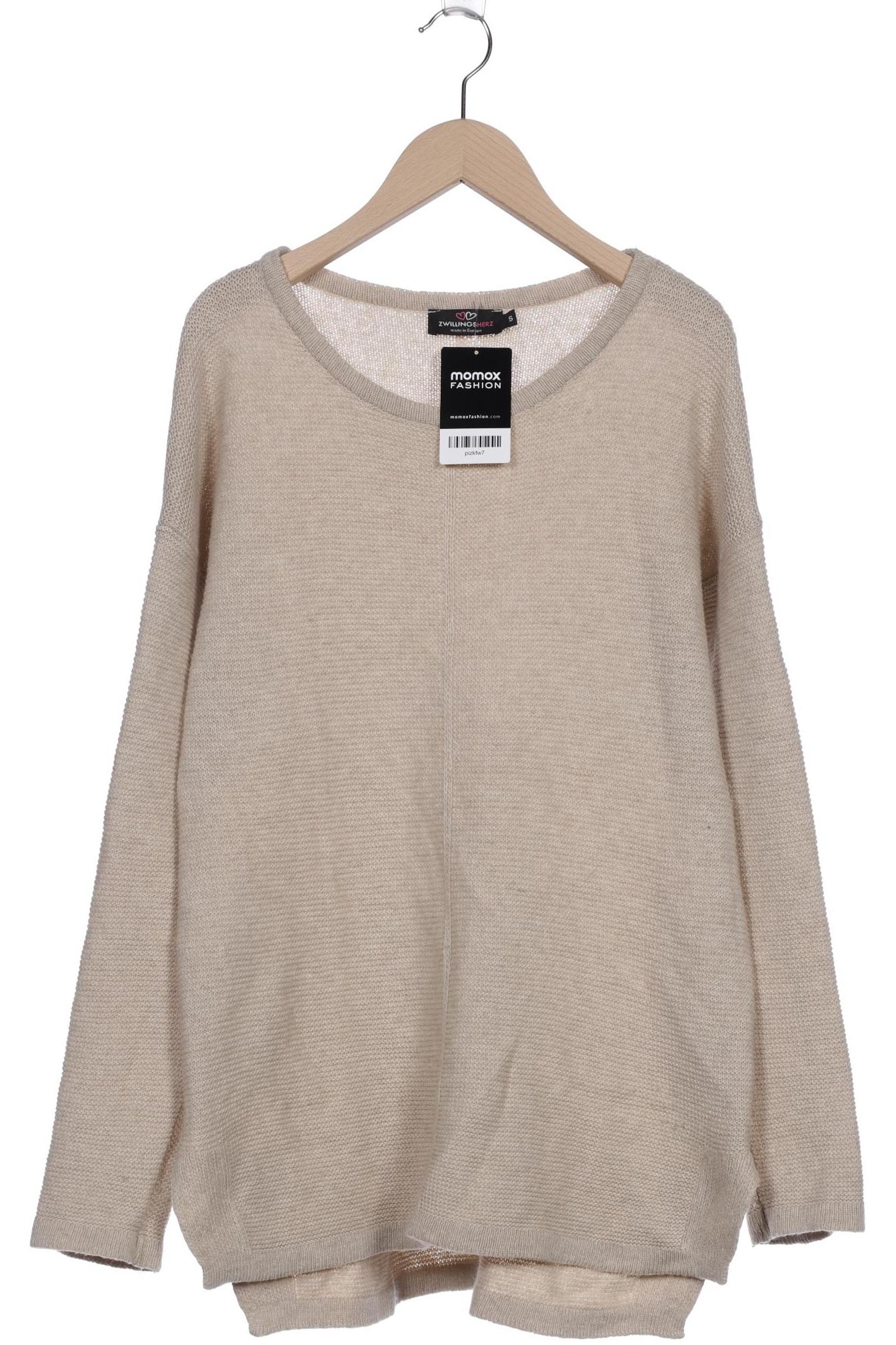 

Zwillingsherz Damen Pullover, beige