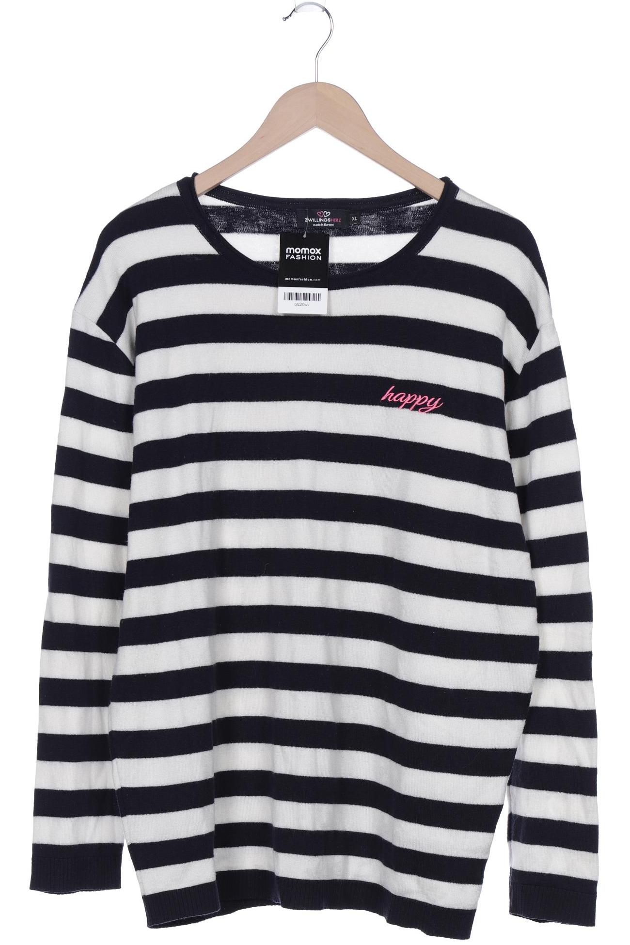 

Zwillingsherz Damen Pullover, marineblau