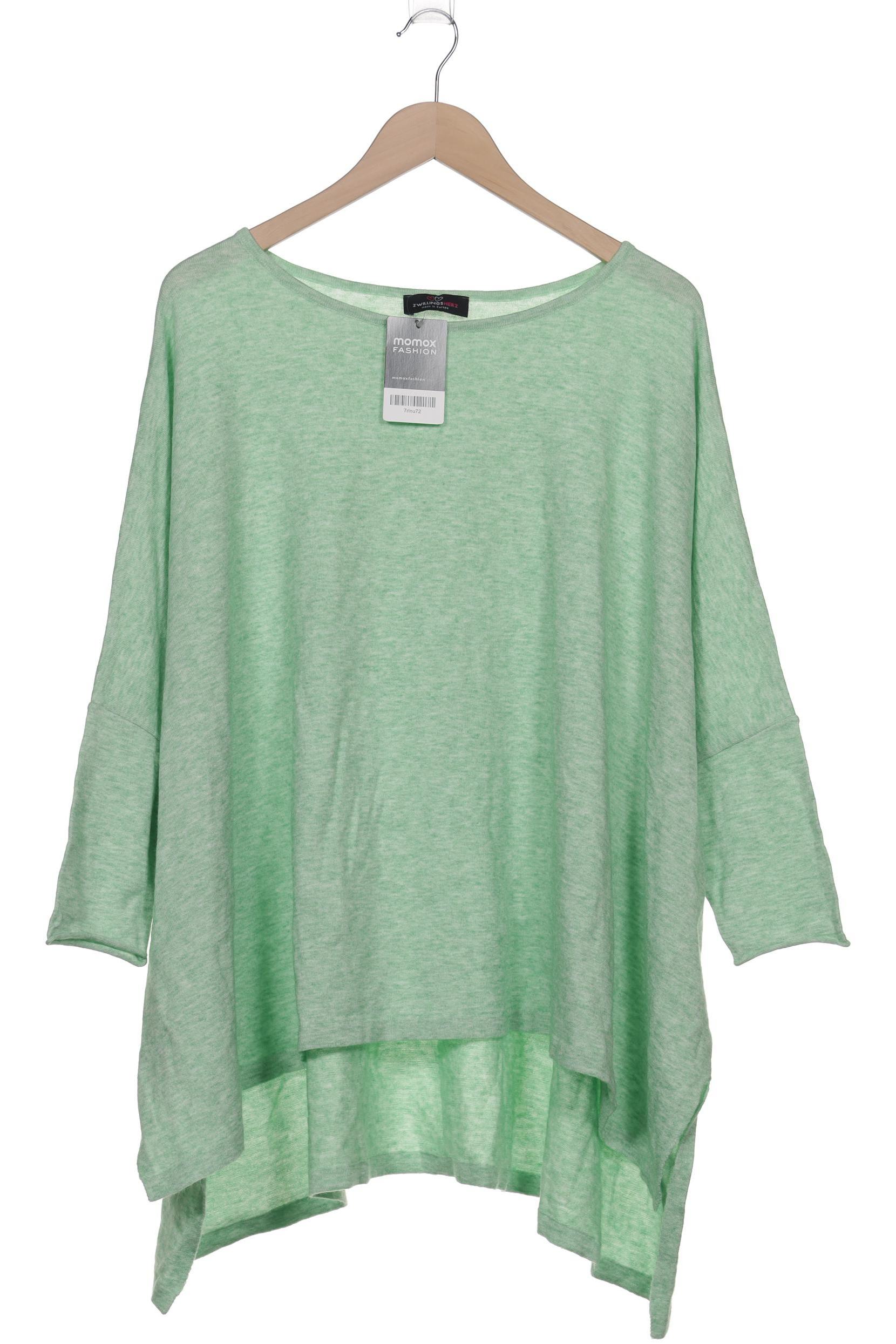 

Zwillingsherz Damen Pullover, hellgrün, Gr. uni