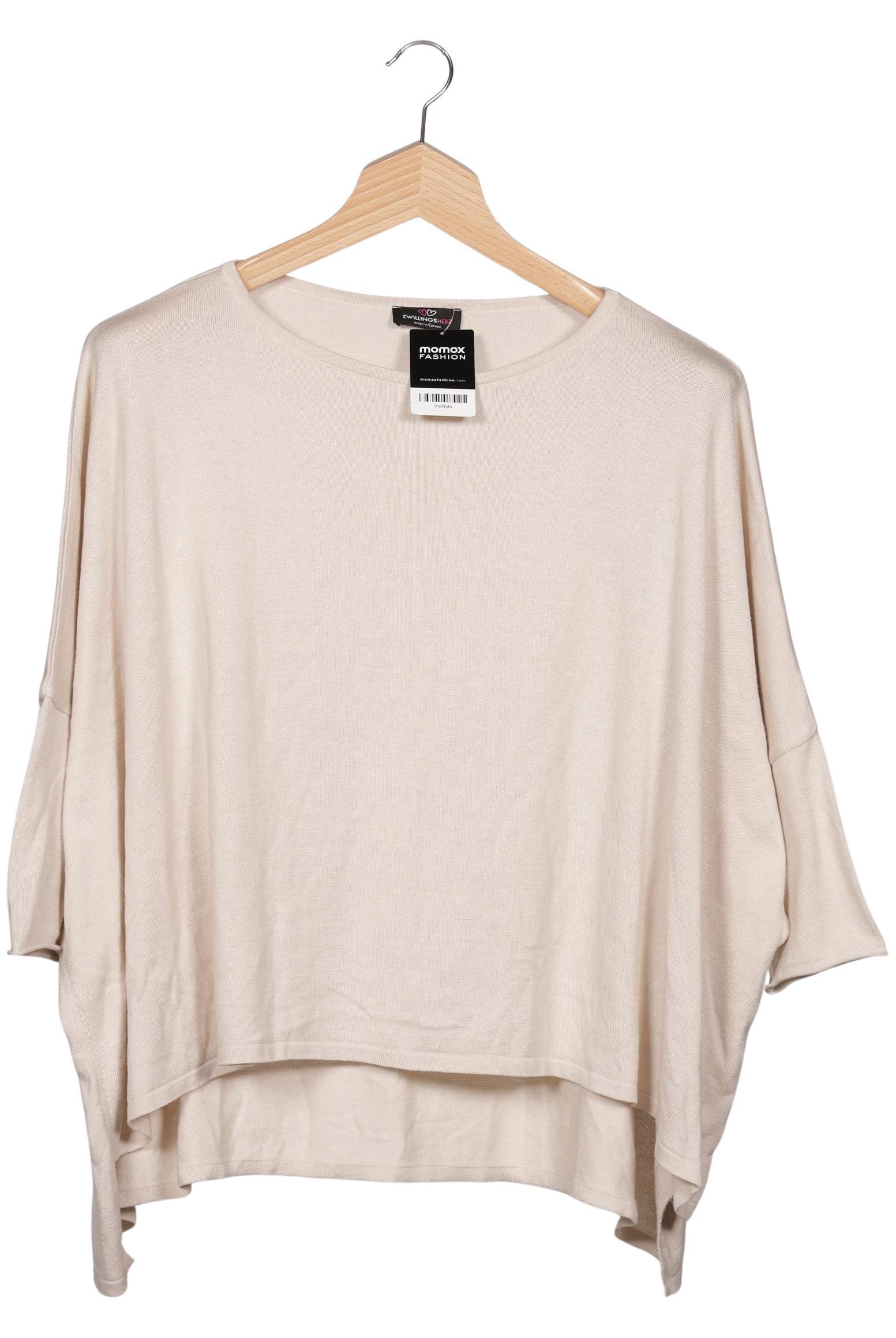 

Zwillingsherz Damen Pullover, beige, Gr. 46