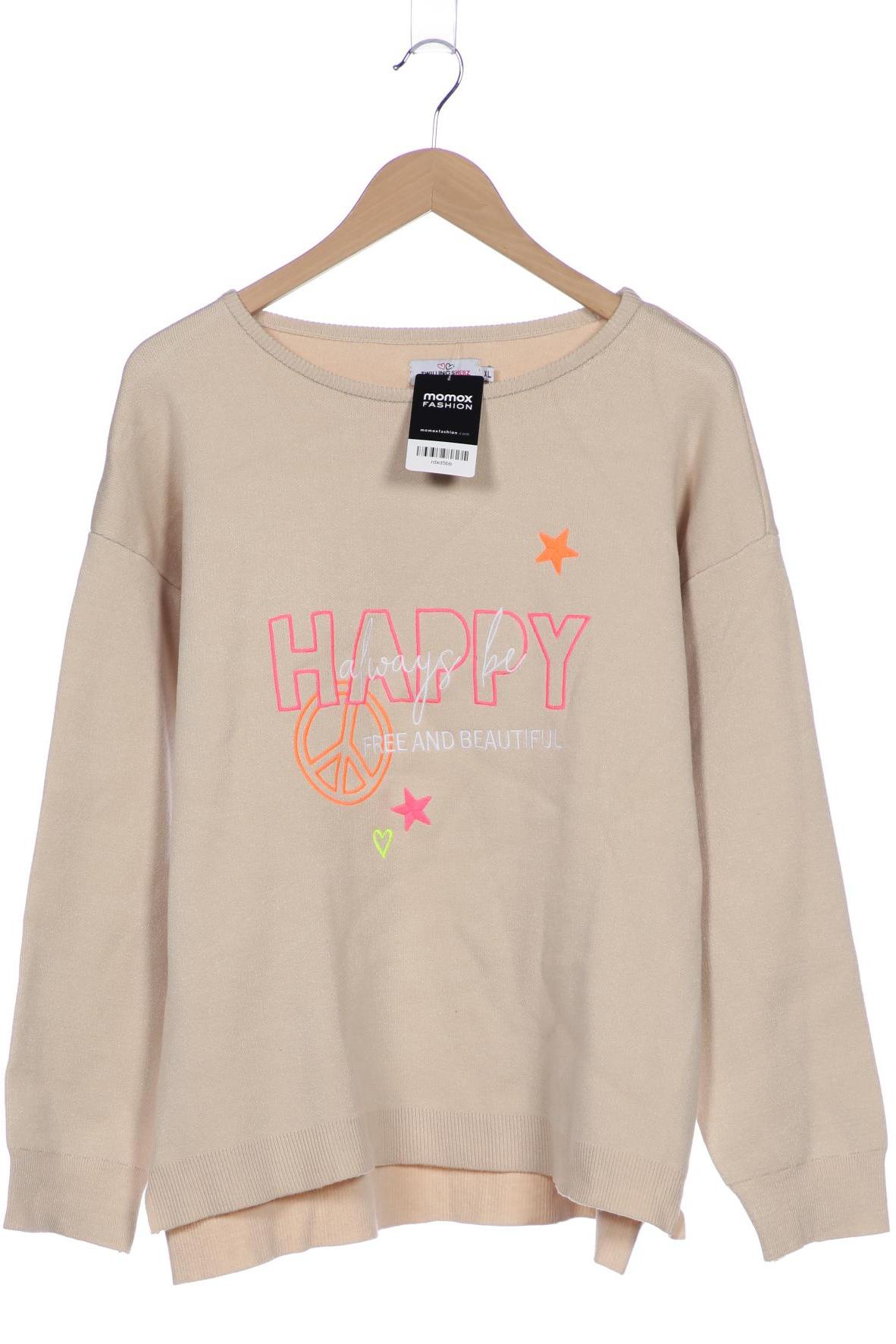 

Zwillingsherz Damen Pullover, beige, Gr. 44
