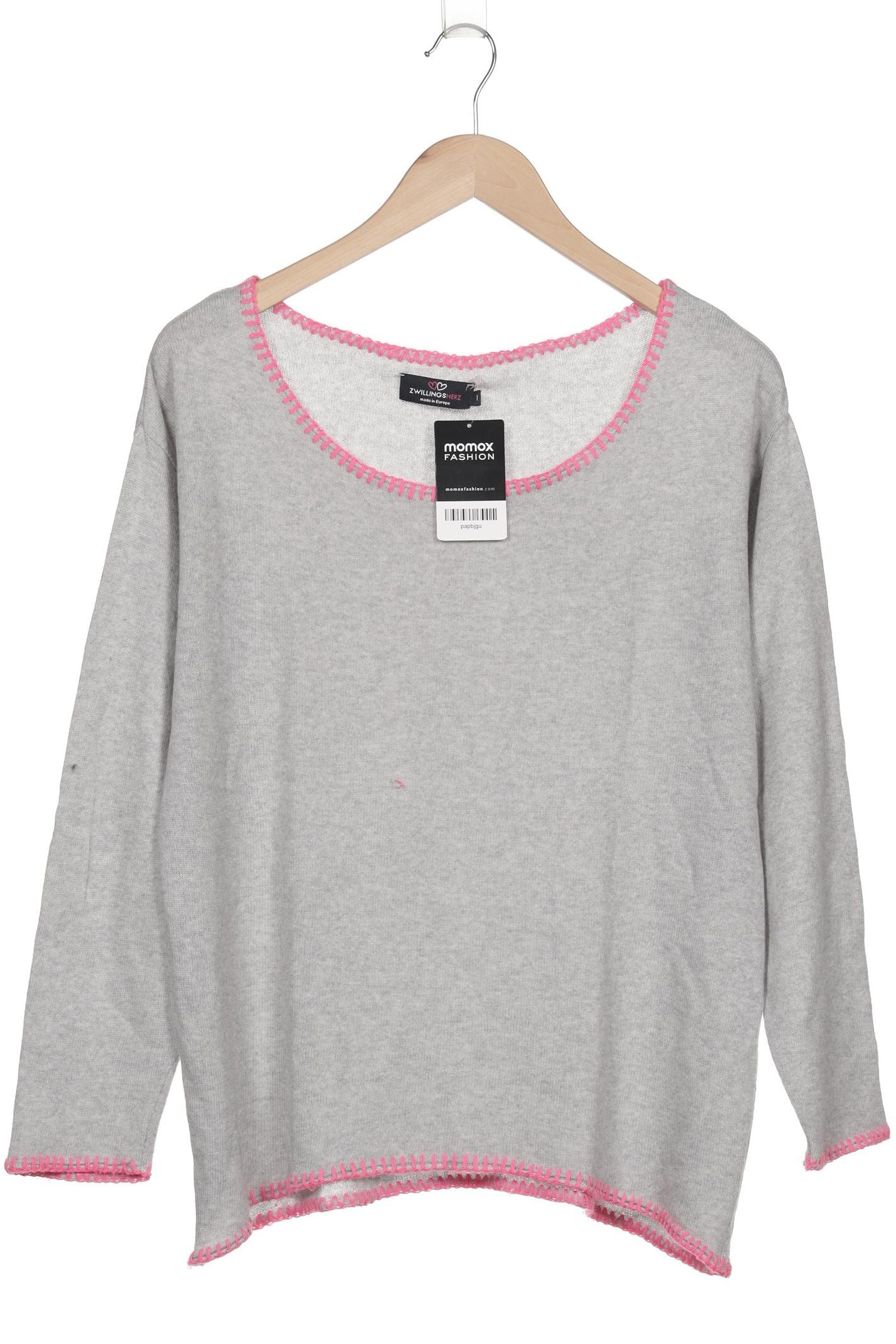

Zwillingsherz Damen Pullover, grau, Gr. 42