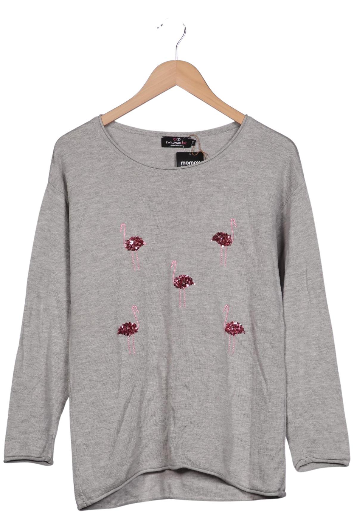 

Zwillingsherz Damen Pullover, grau, Gr. 36