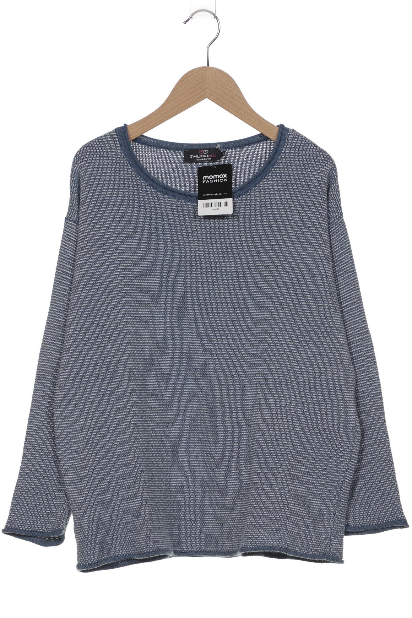 

Zwillingsherz Damen Pullover, blau, Gr. 44