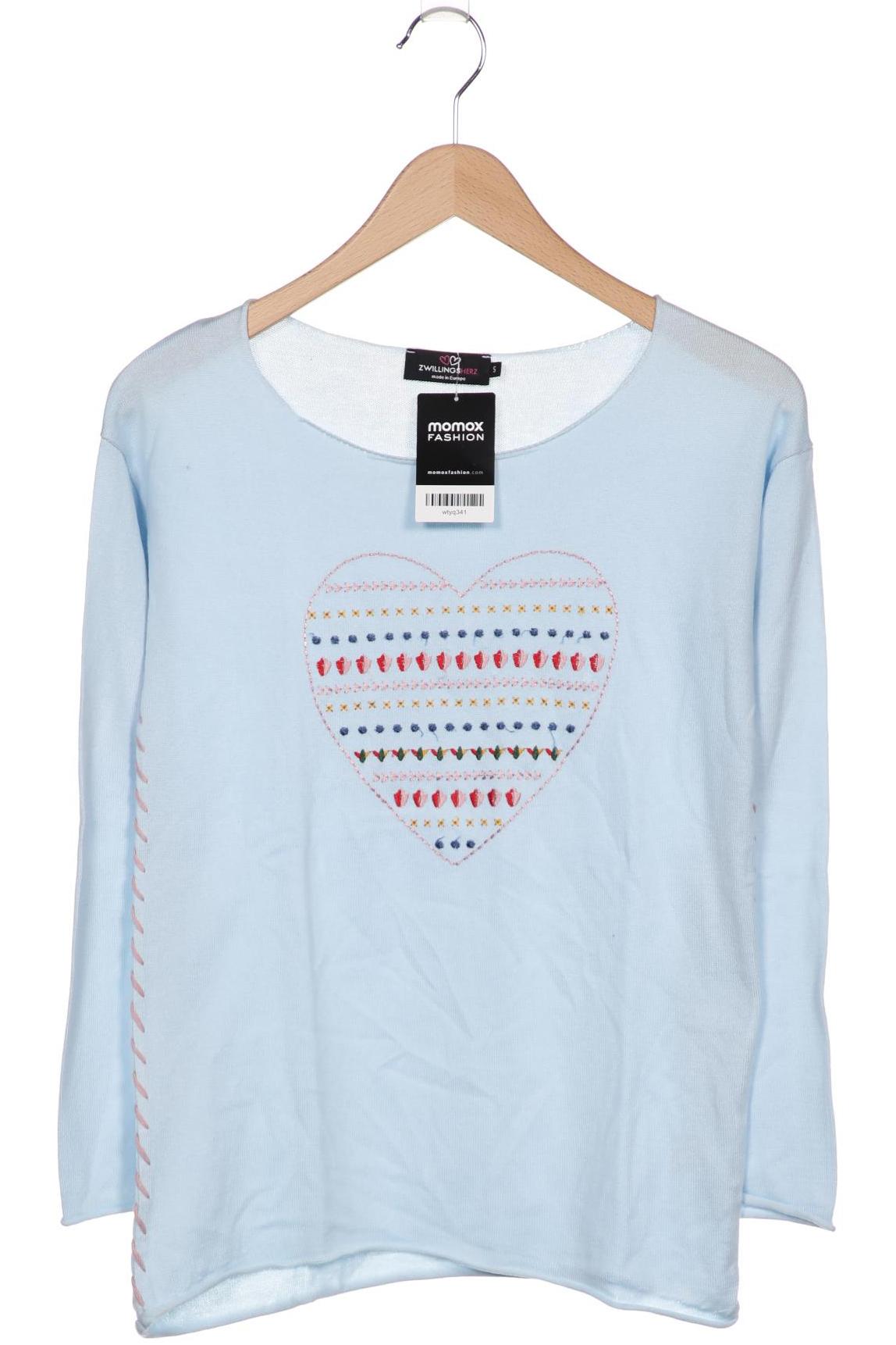 

Zwillingsherz Damen Pullover, hellblau, Gr. 36