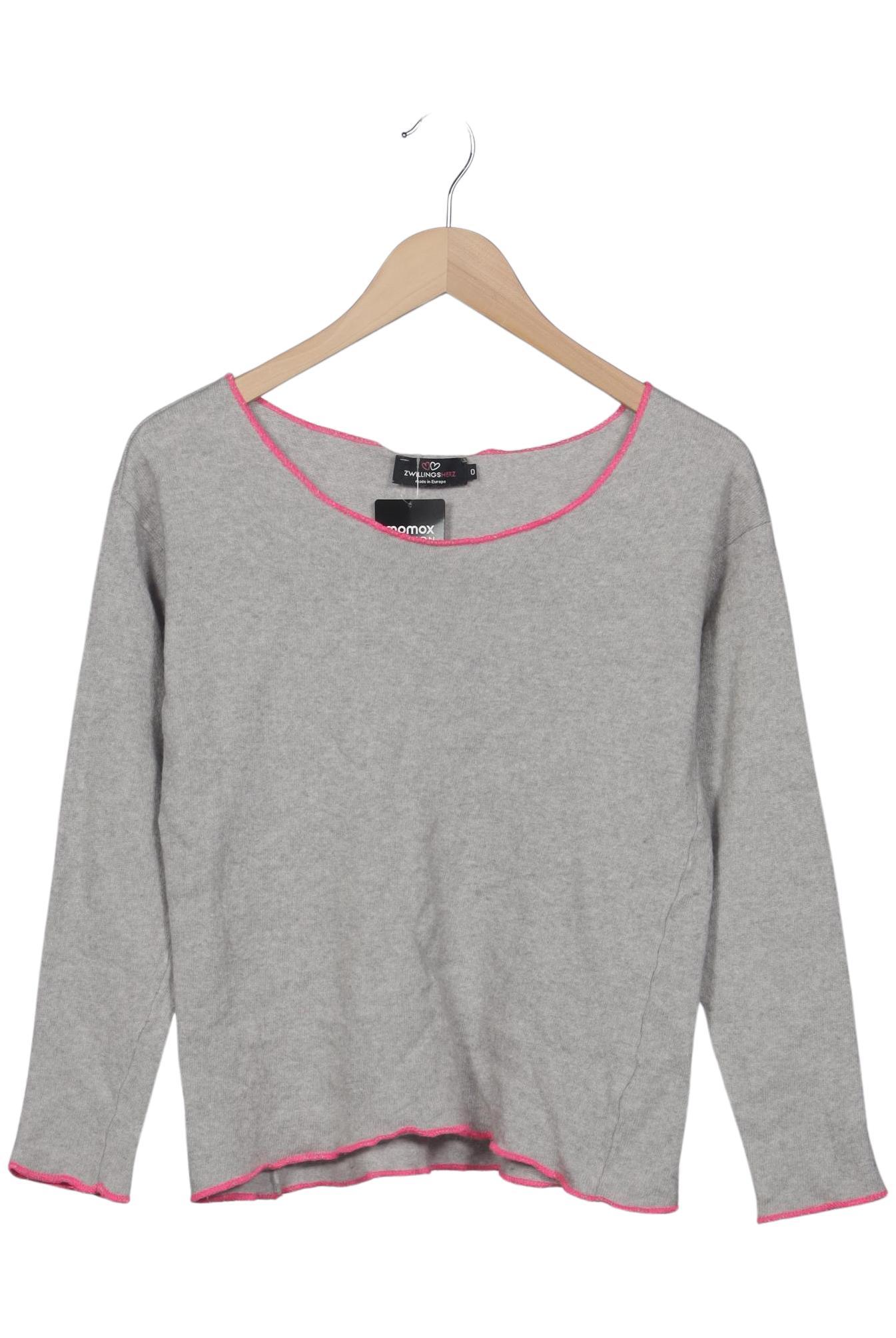 

Zwillingsherz Damen Pullover, grau, Gr. 36
