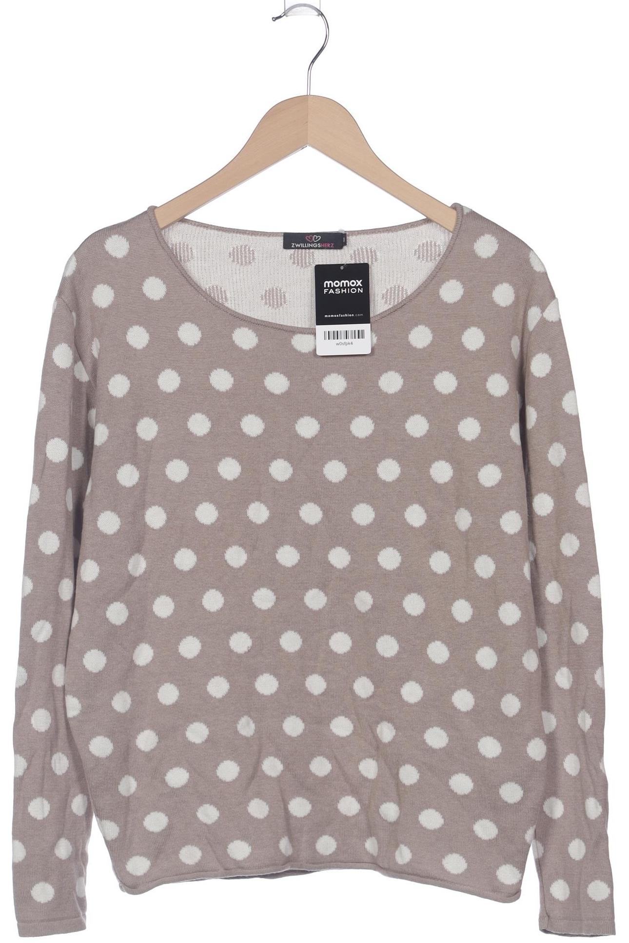 

Zwillingsherz Damen Pullover, beige, Gr. 38