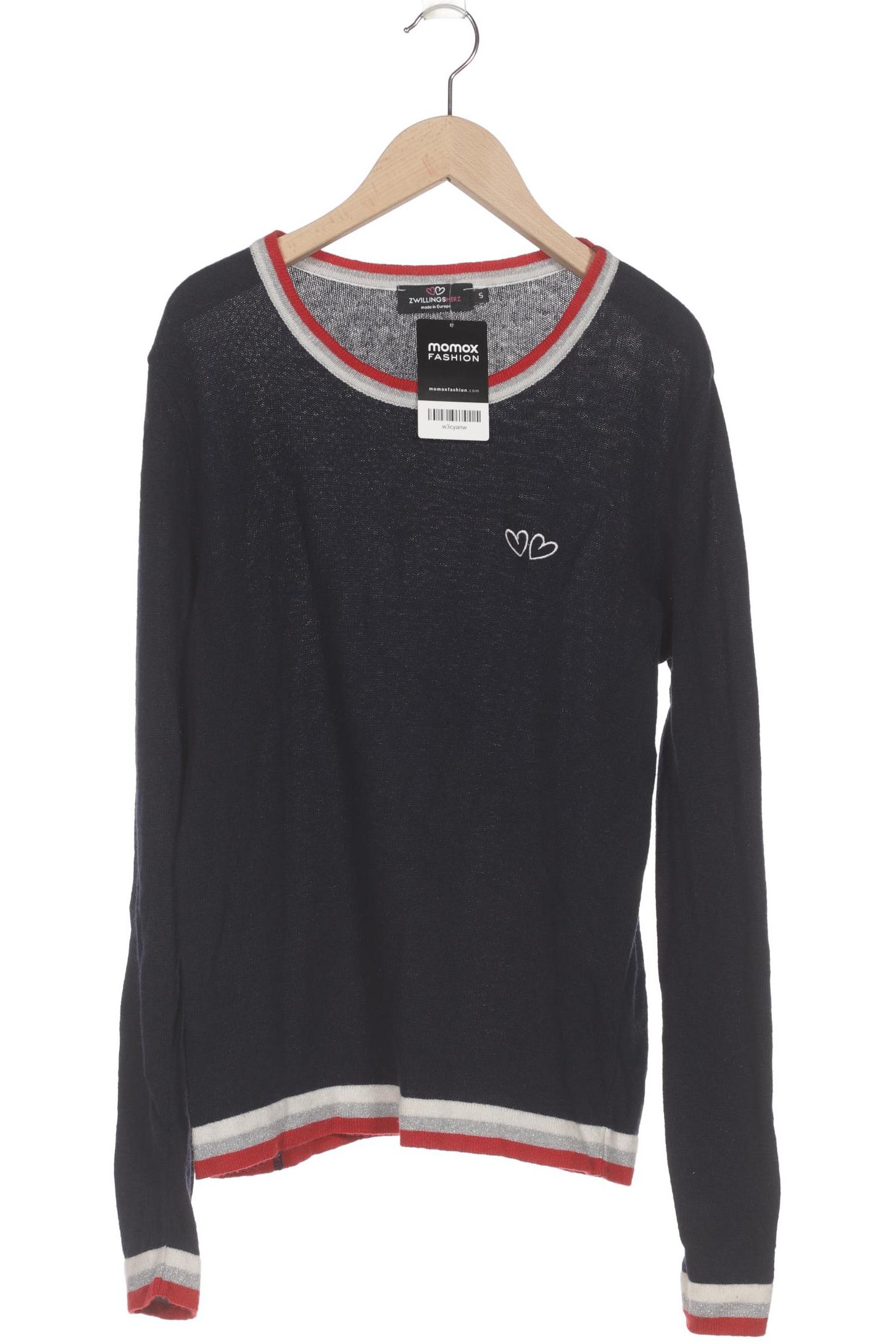 

Zwillingsherz Damen Pullover, marineblau, Gr. 36