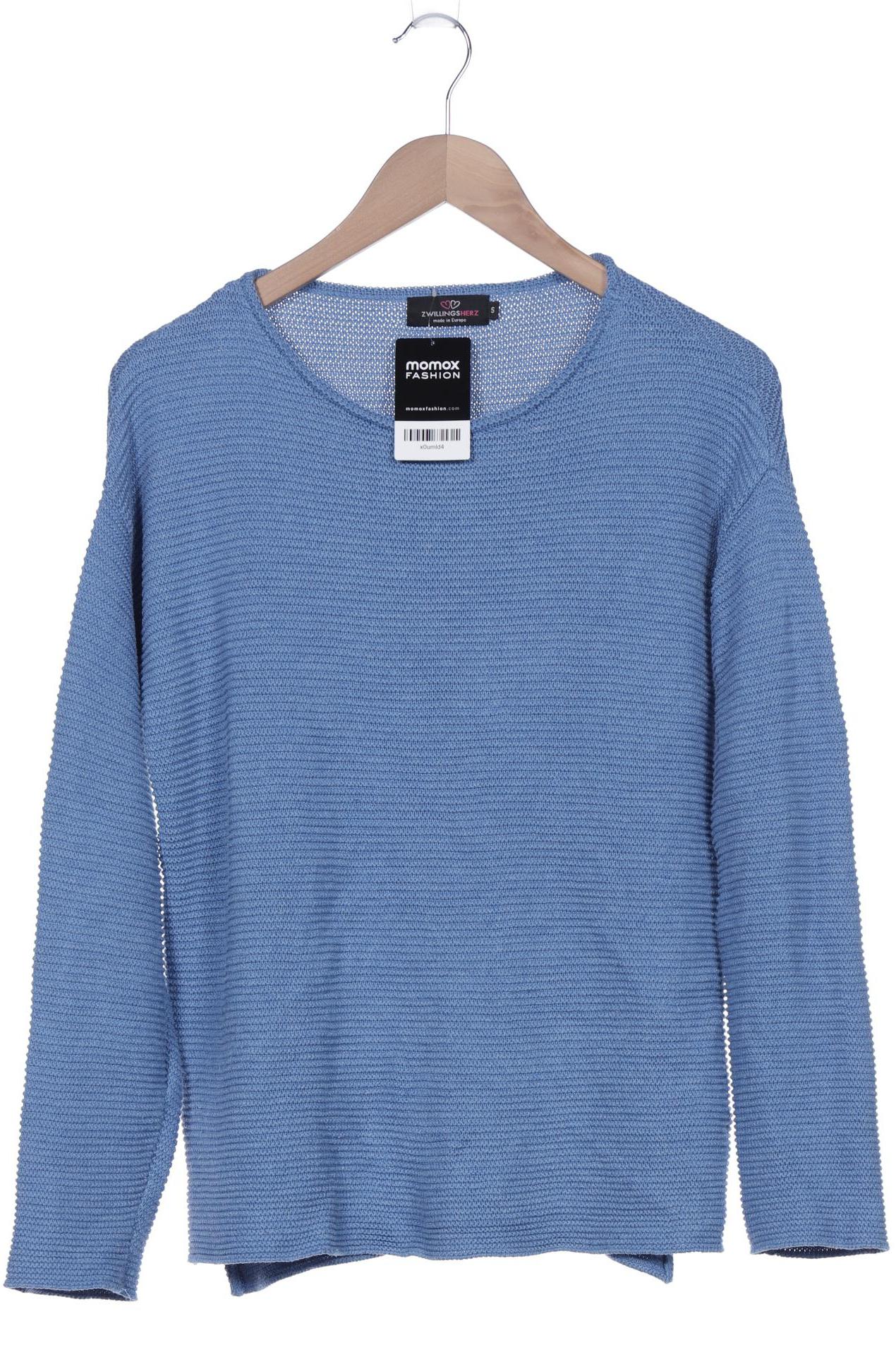 

Zwillingsherz Damen Pullover, blau, Gr. 36