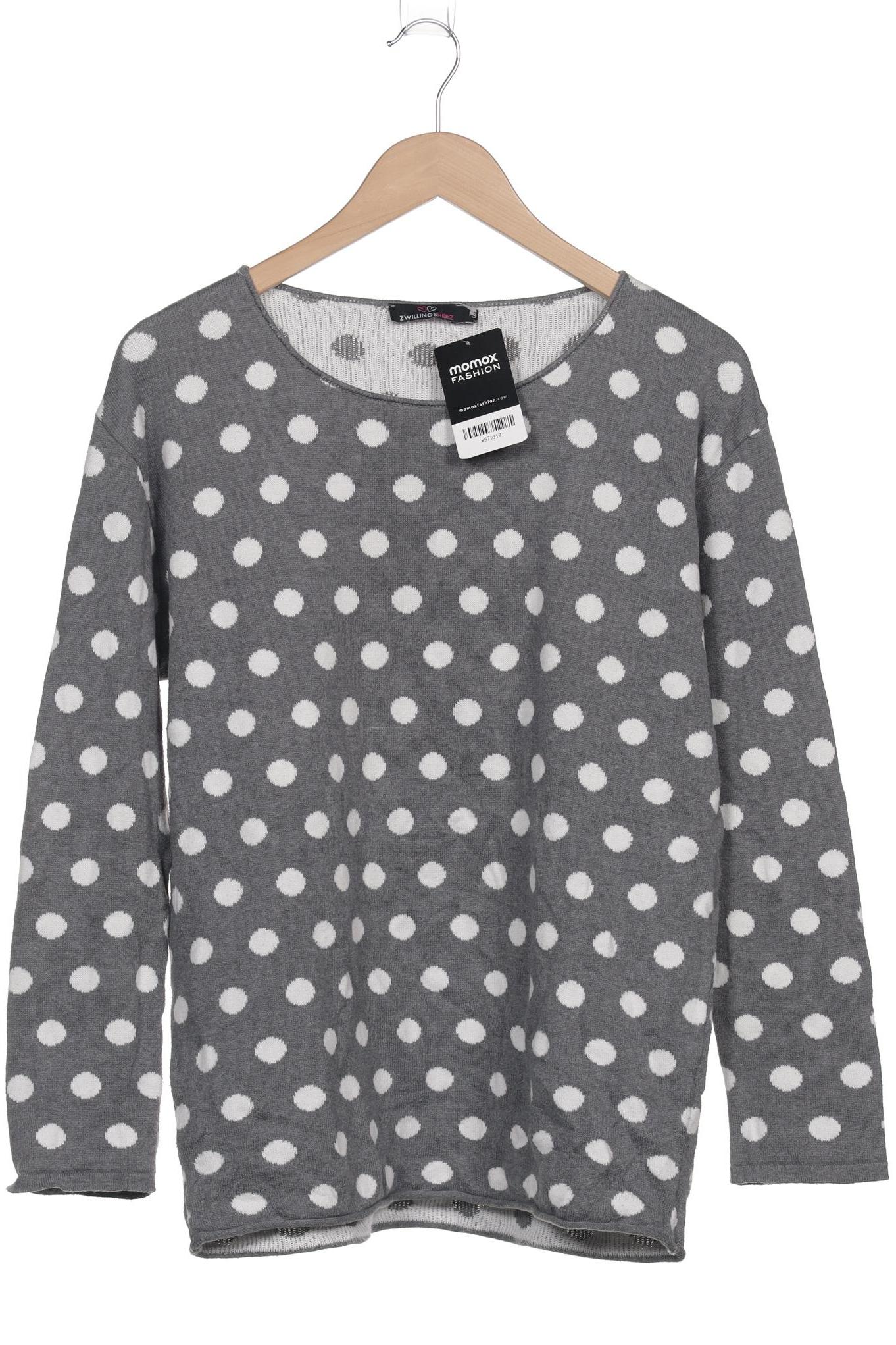 

Zwillingsherz Damen Pullover, grau, Gr. 46