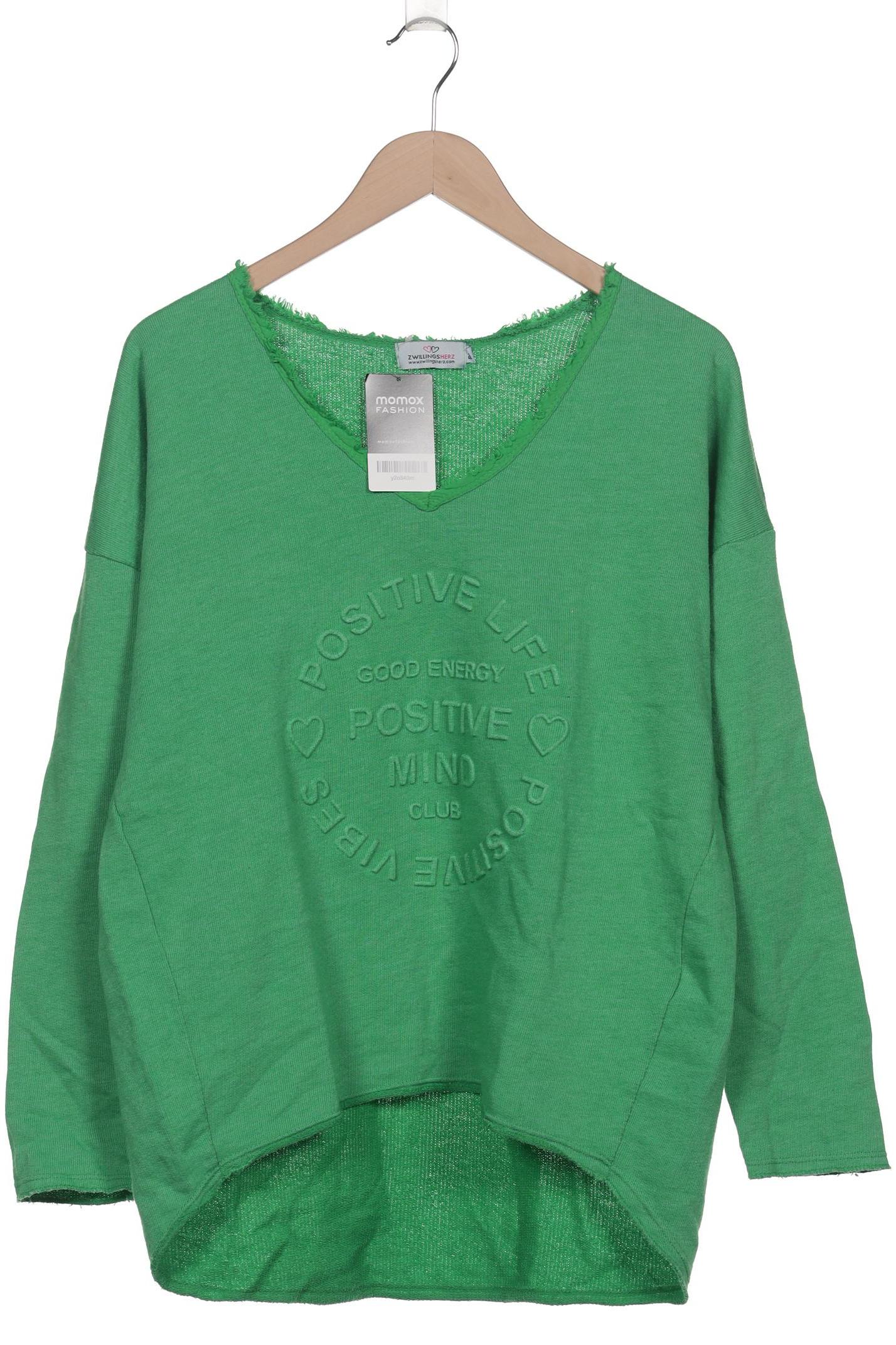 

Zwillingsherz Damen Pullover, grün, Gr. 36