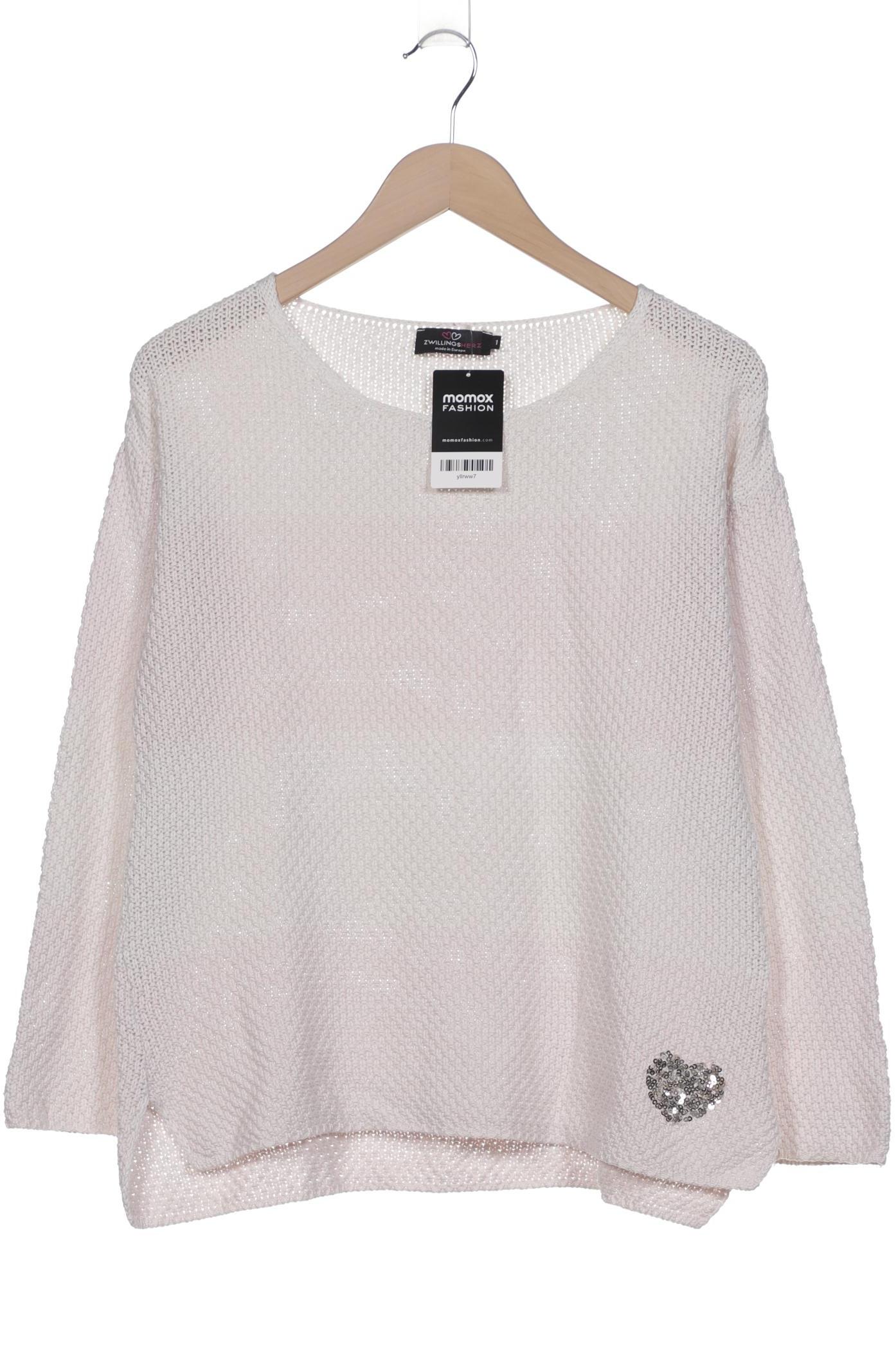

Zwillingsherz Damen Pullover, weiß, Gr. 42