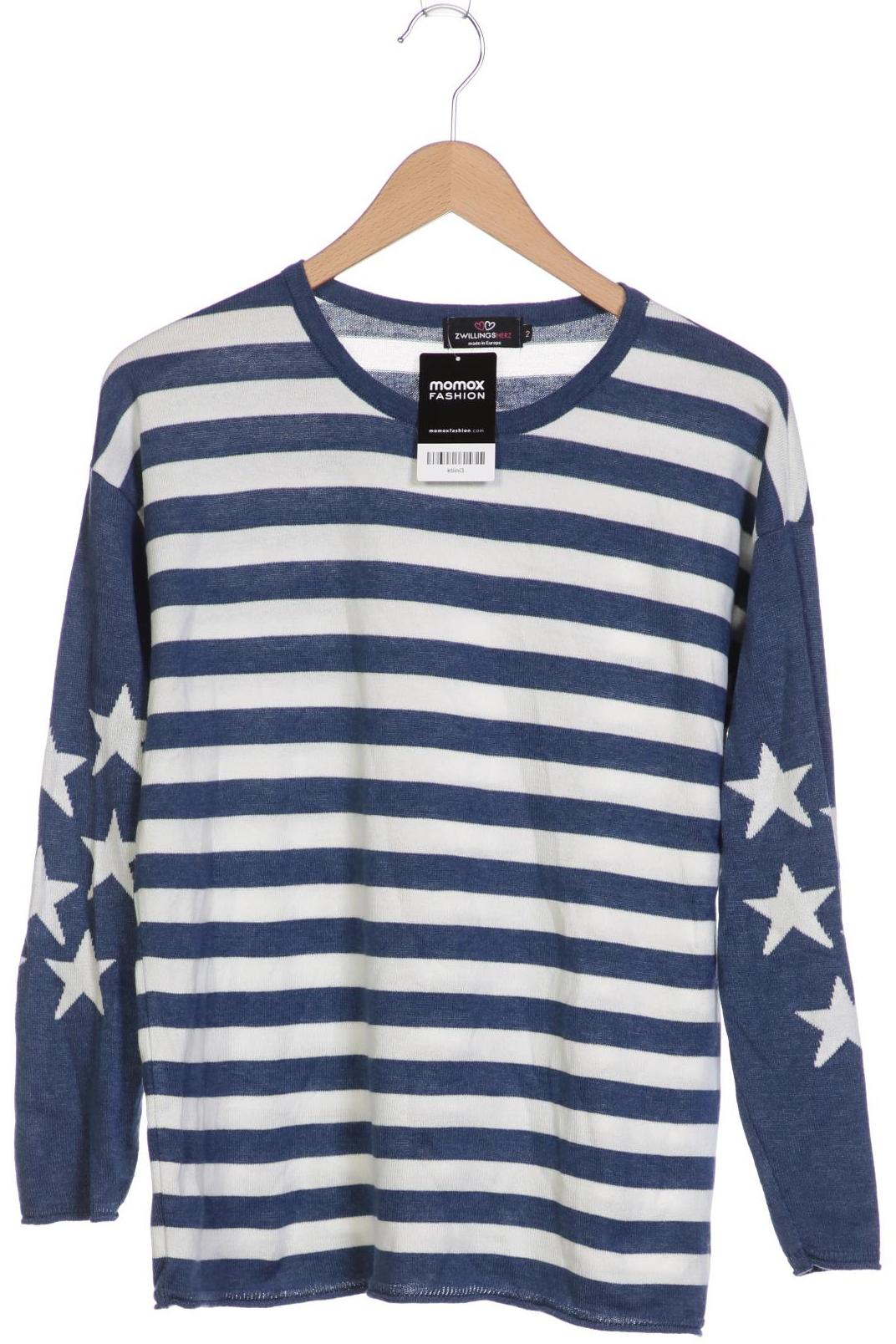 

Zwillingsherz Damen Pullover, blau