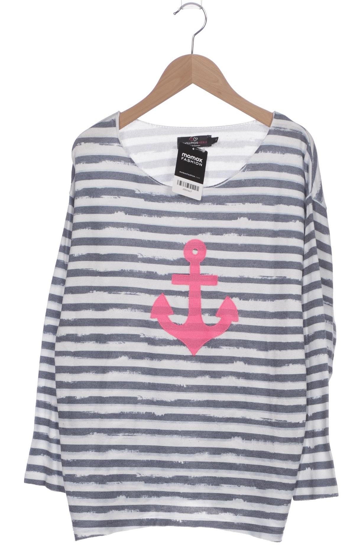 

Zwillingsherz Damen Pullover, grau, Gr. 44