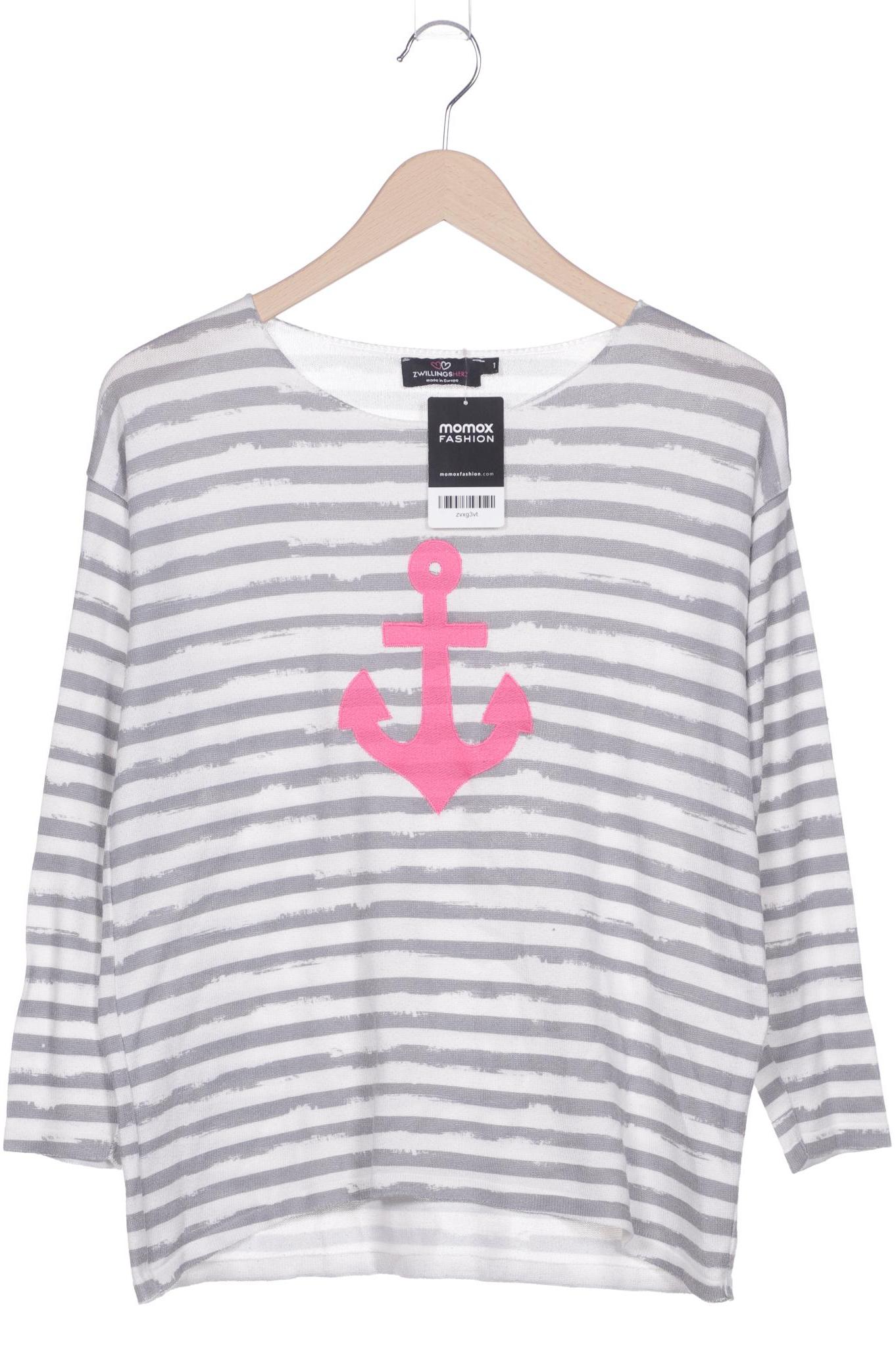 

Zwillingsherz Damen Pullover, grau, Gr. 42