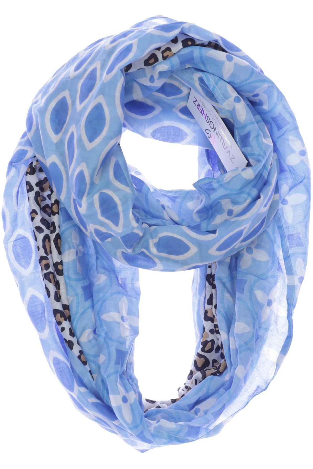 

Zwillingsherz Damen Schal, blau, Gr.
