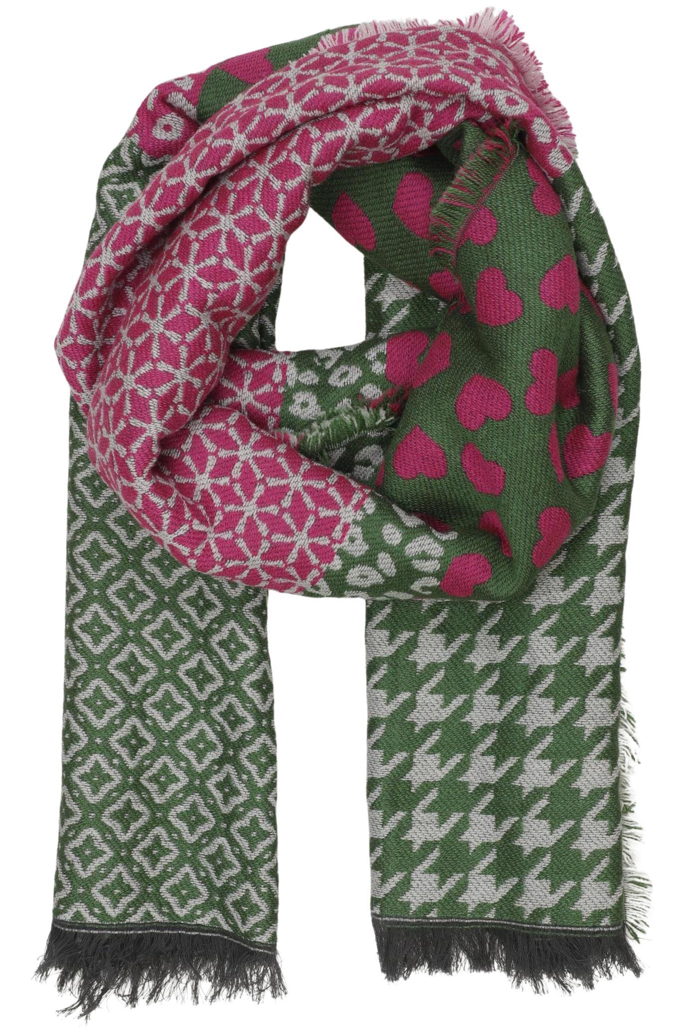 

Zwillingsherz Damen Schal, mehrfarbig, Gr.