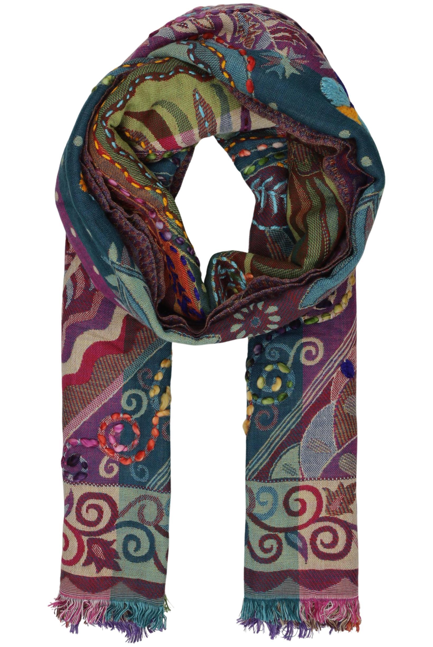 

Zwillingsherz Damen Schal, mehrfarbig, Gr.