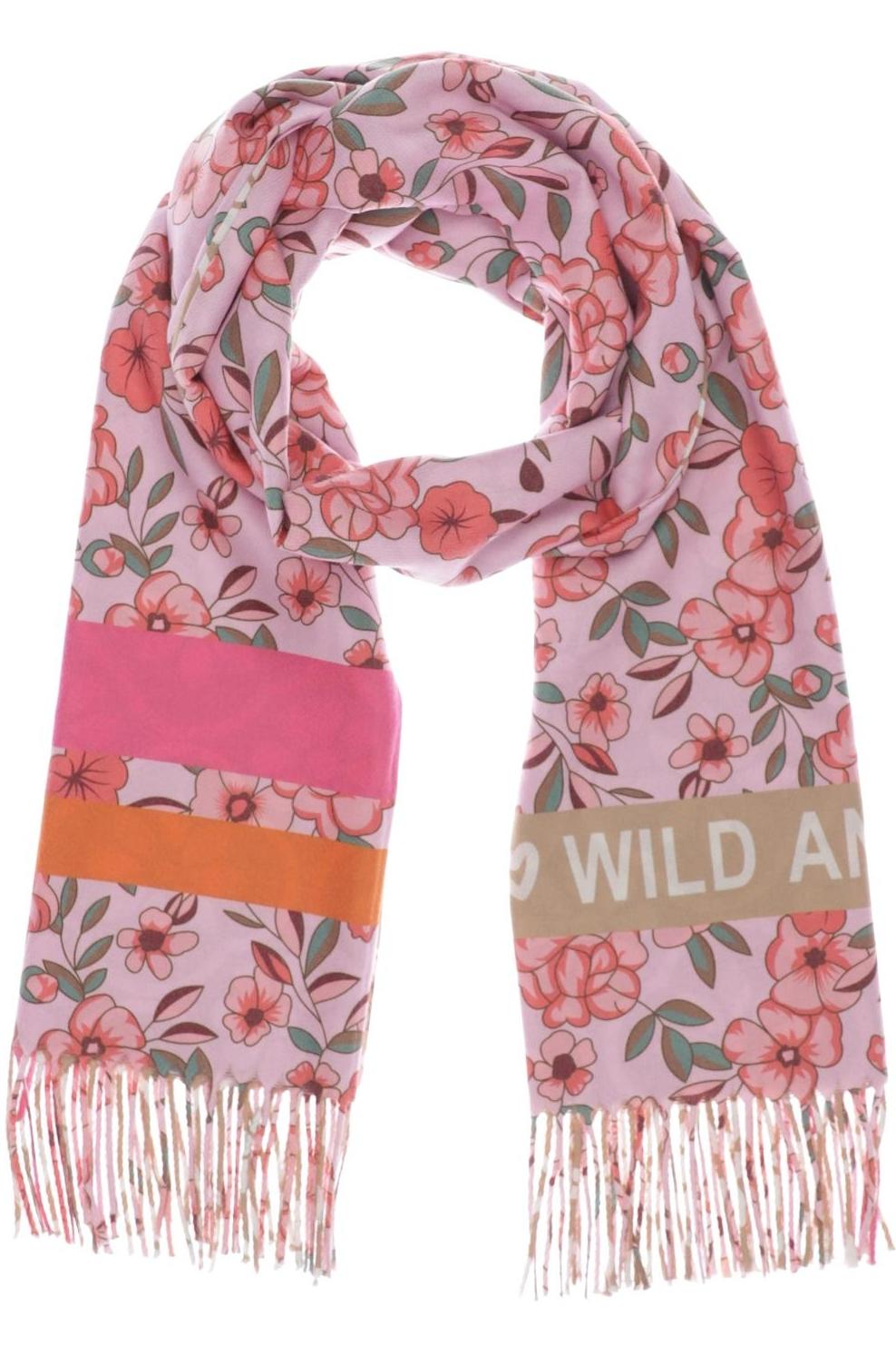 

Zwillingsherz Damen Schal, pink, Gr.