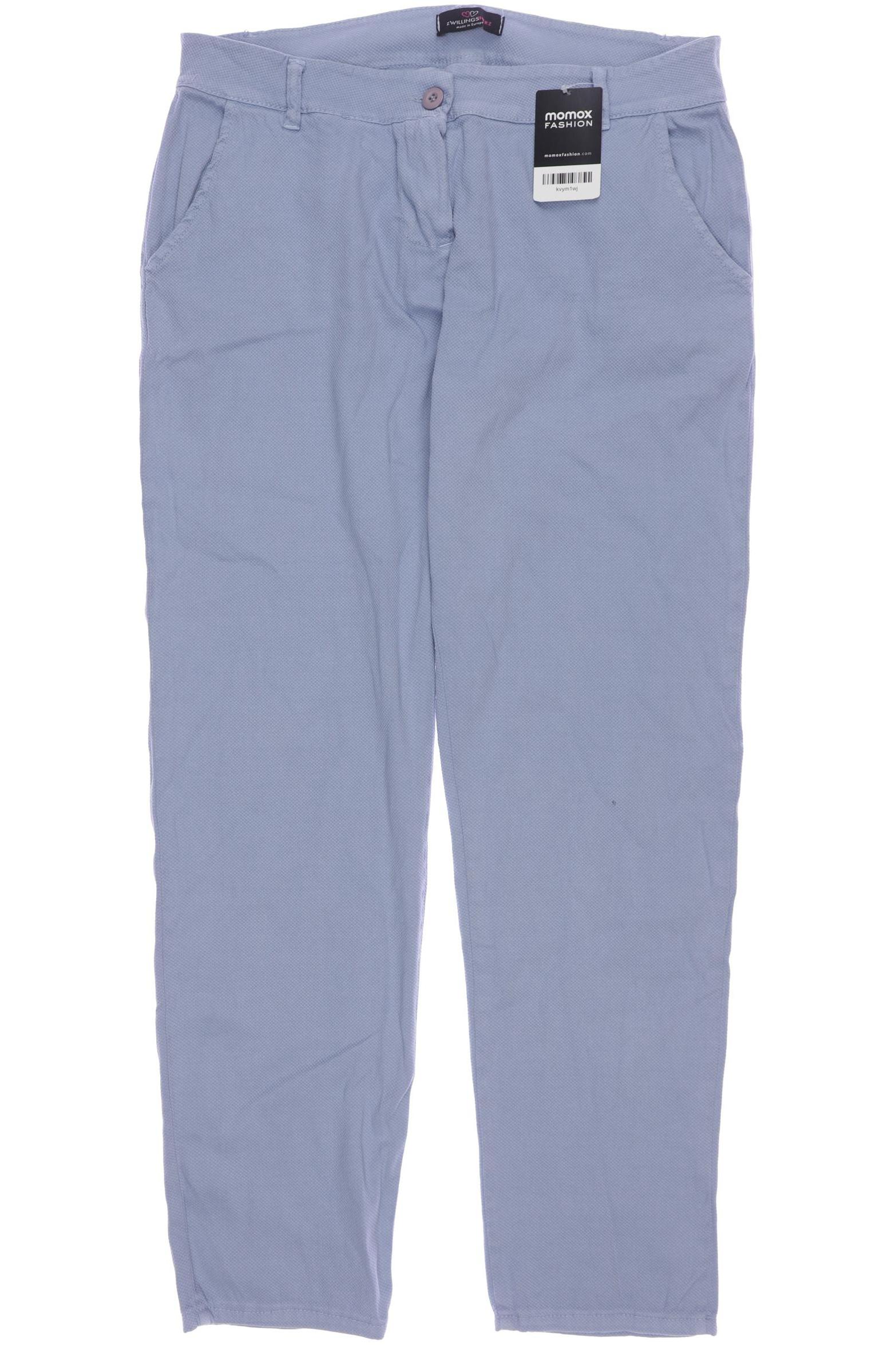 

Zwillingsherz Damen Stoffhose, blau, Gr. 0